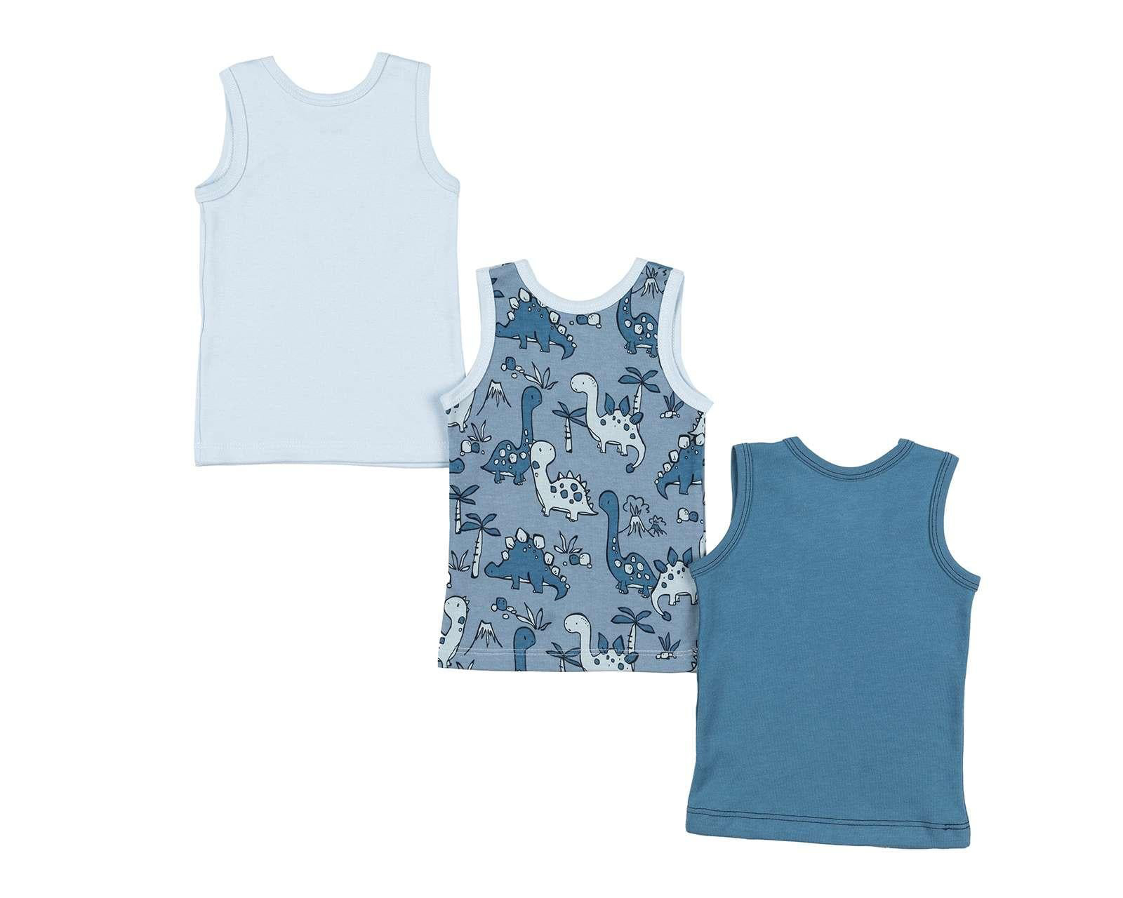 Foto 3 pulgar | Foto 2 | Camiseta Tricks de Algodón para Bebé Niño 3 Piezas