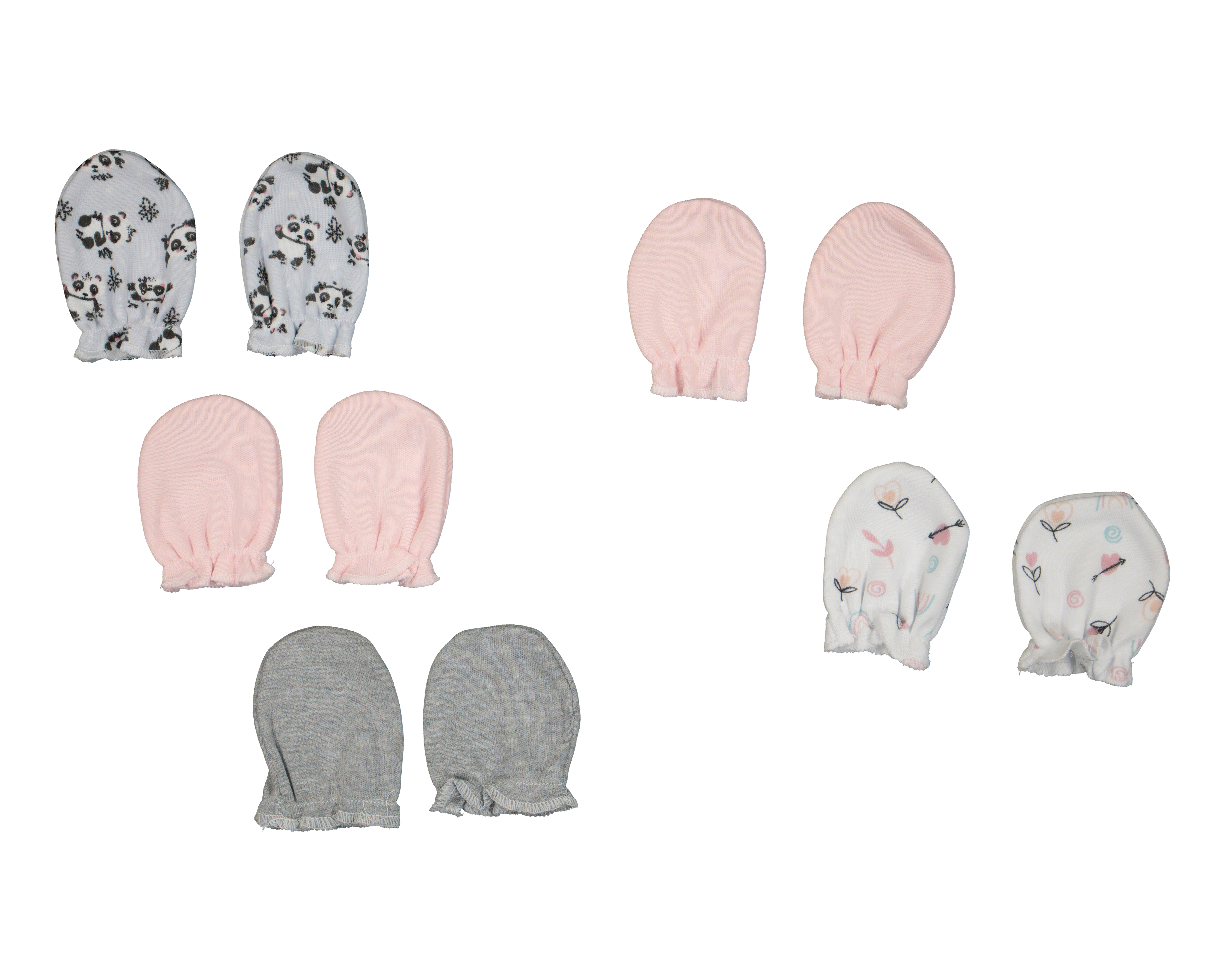 Foto 2 | Foto 2 | Guantes de Algodón para Bebé Niña Baby Colors 5 Pares