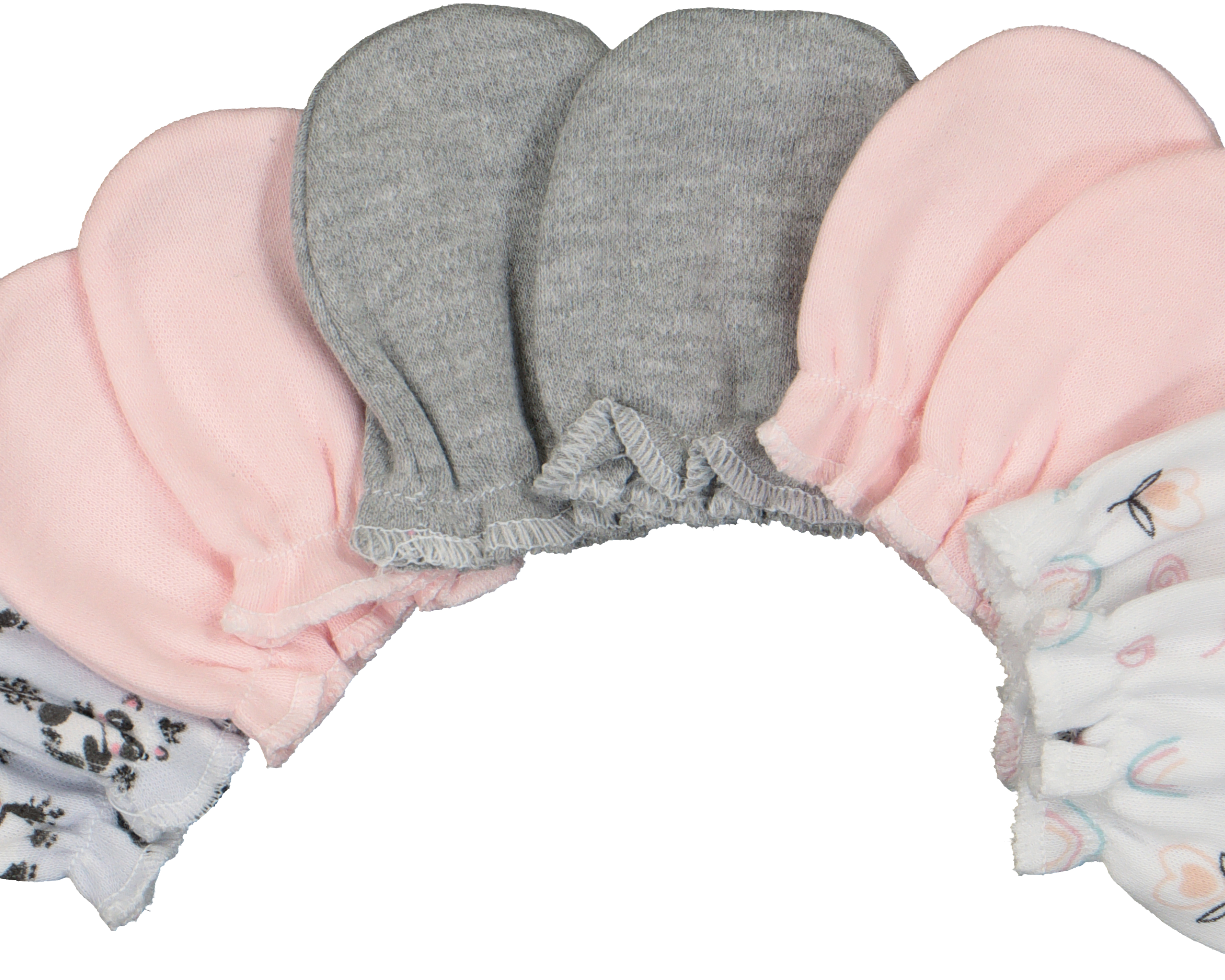 Foto 4 pulgar | Foto 3 | Guantes de Algodón para Bebé Niña Baby Colors 5 Pares