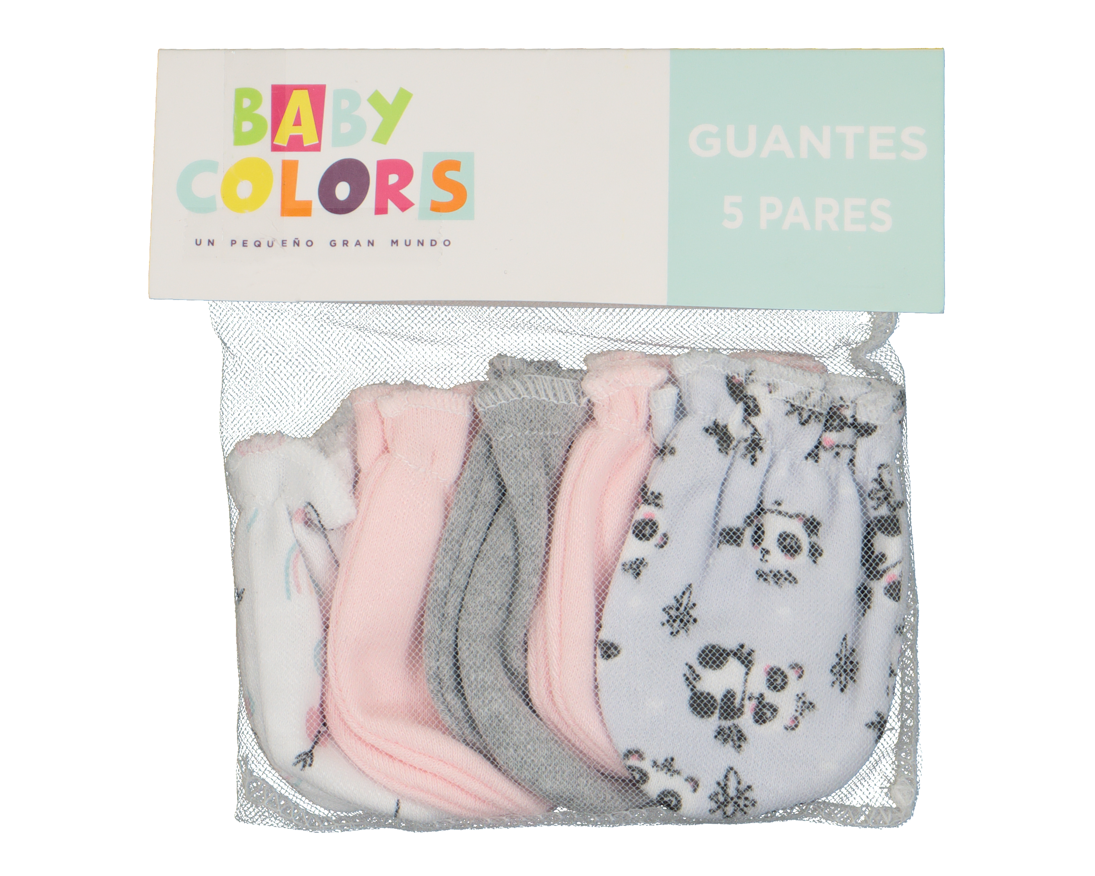 Foto 4 | Foto 4 | Guantes de Algodón para Bebé Niña Baby Colors 5 Pares