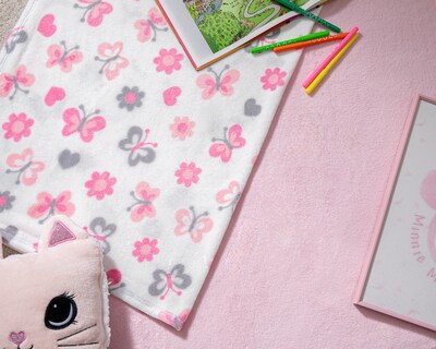 Foto 1 | Foto 1 | Cobertor Baby Colors para Bebé Niña 2 Piezas