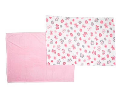 Foto 2 | Foto 2 | Cobertor Baby Colors para Bebé Niña 2 Piezas