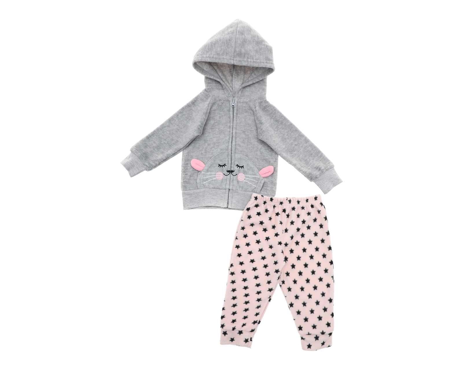 Chamarra y Pantalón para Bebé Niña Baby Colors