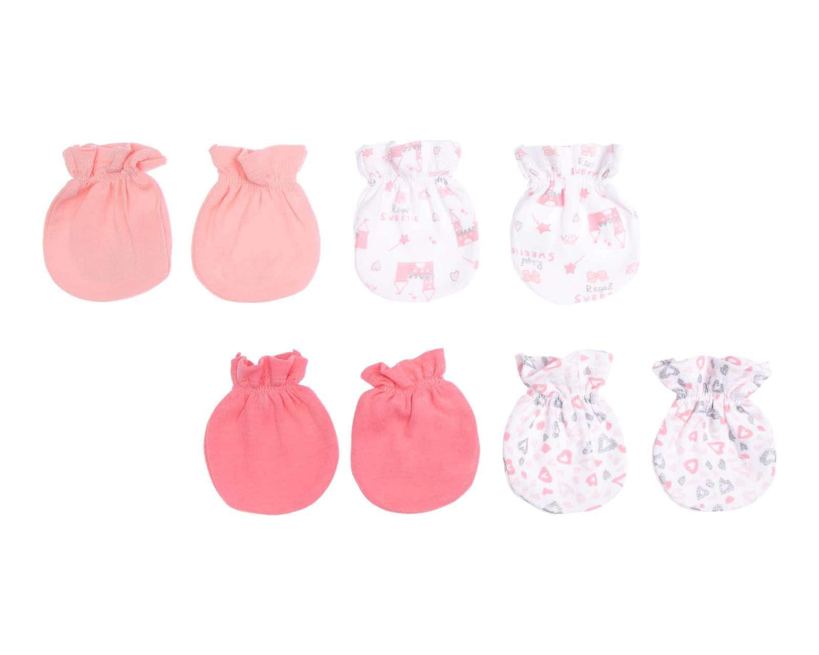 Foto 3 pulgar | Foto 2 | Guantes Baby Colors de Algodón para Bebé 4 Pares