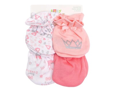 Foto 5 | Foto 5 | Guantes Baby Colors de Algodón para Bebé 4 Pares