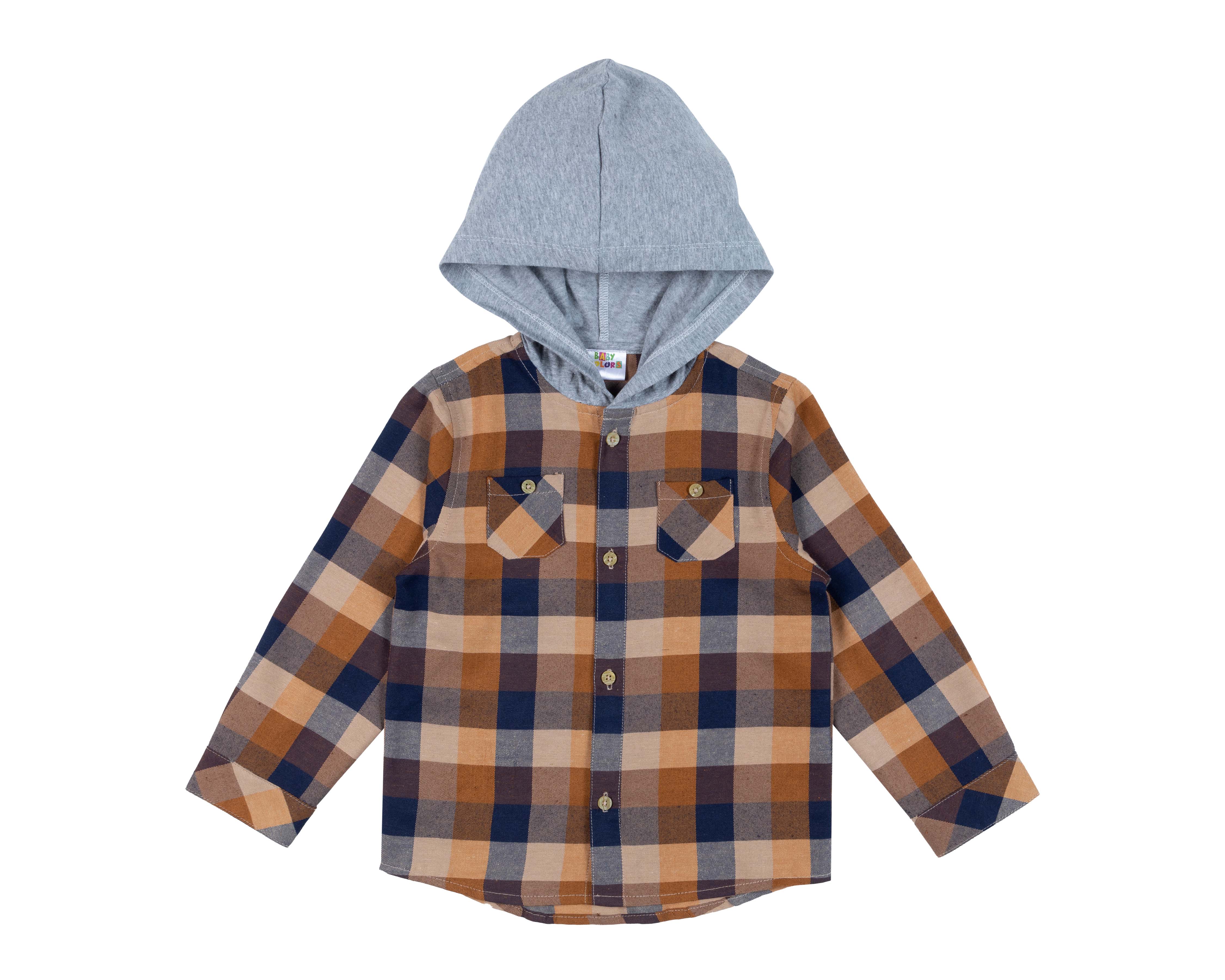 Foto 2 pulgar | Foto 1 | Camisa Baby Colors a Cuadros para Bebé Niño