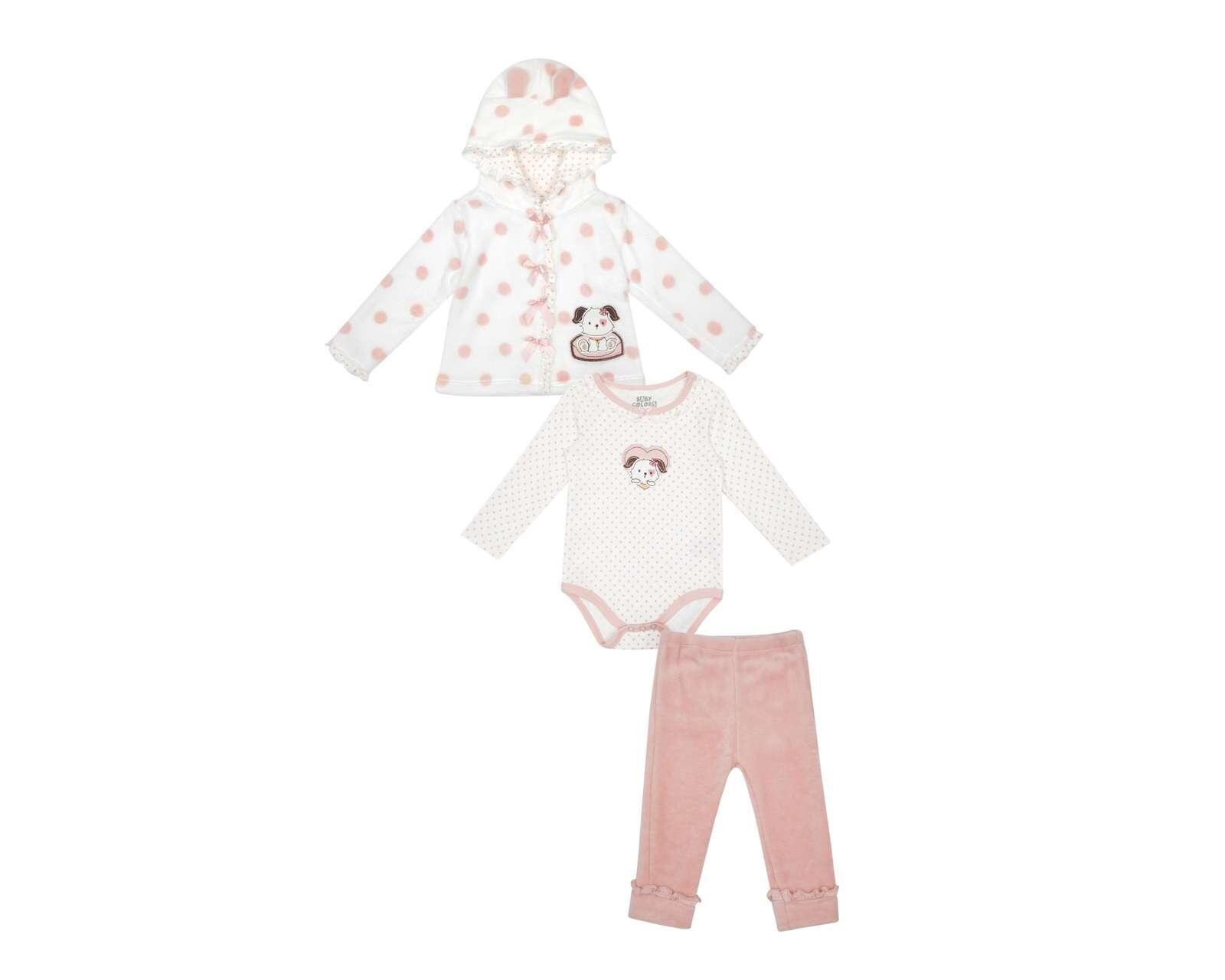 Foto 1 | Foto 1 | Conjunto para Bebé Niña Baby Colors 3 Piezas