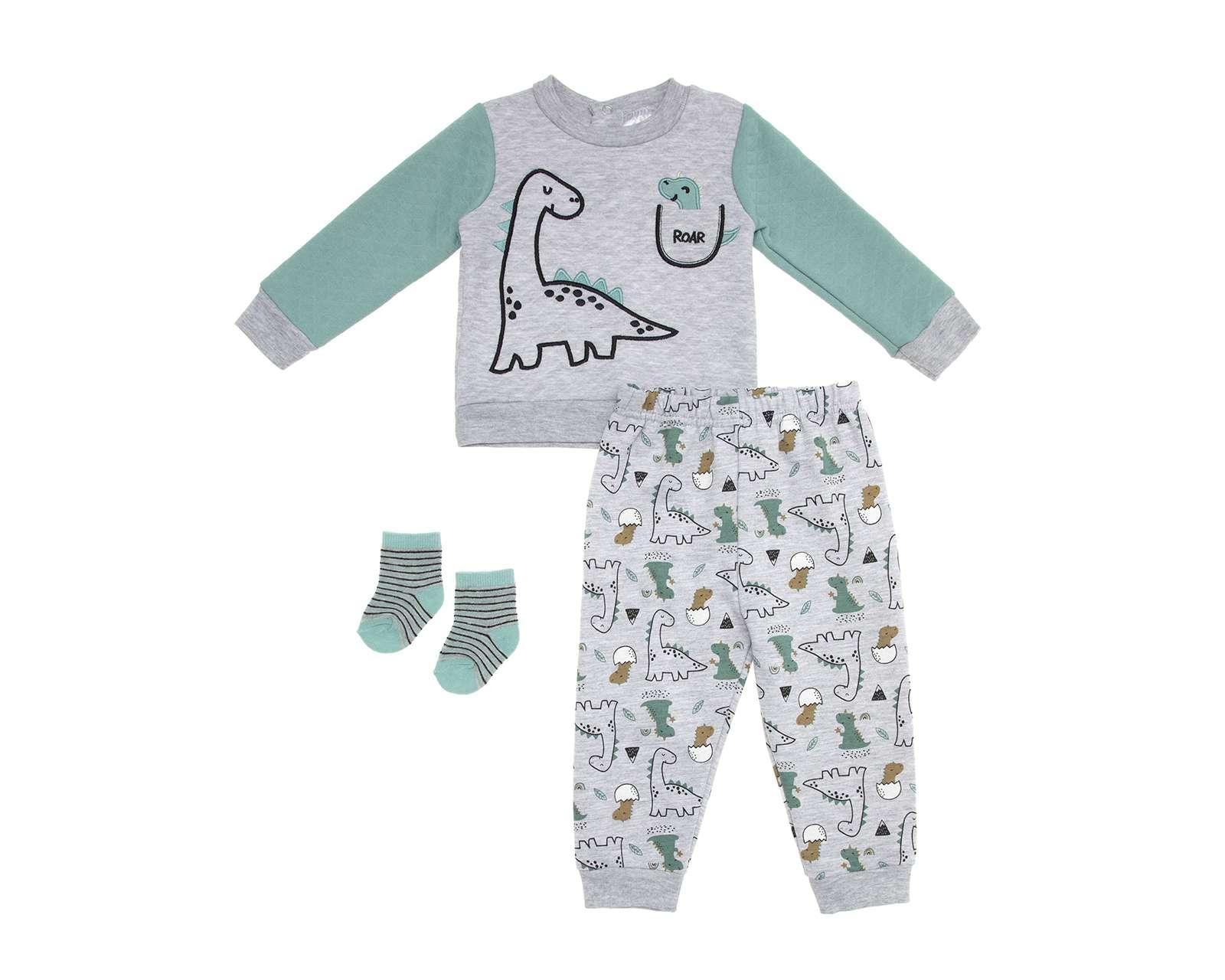 Foto 1 | Foto 1 | Conjunto para Bebé Niño Baby Colors 3 Piezas