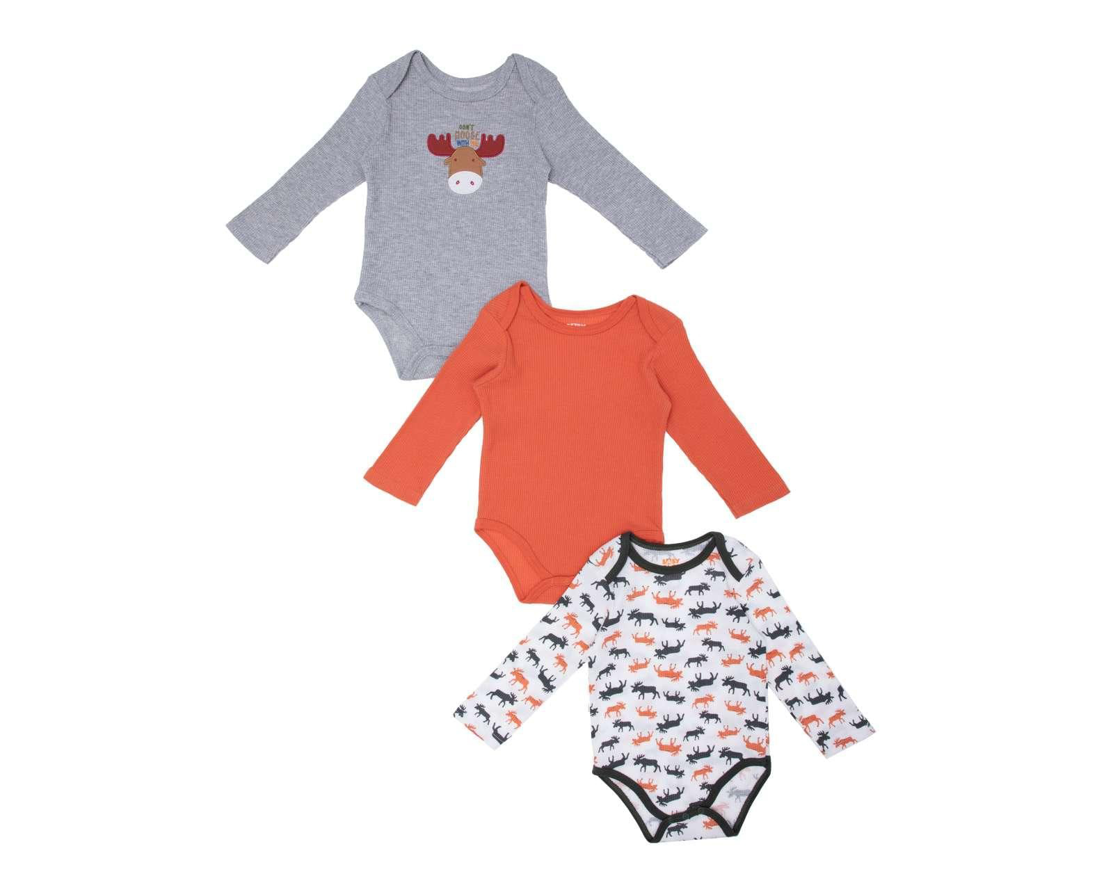 Pañalero Baby Colors de Algodón para Bebé Niño 3 Piezas