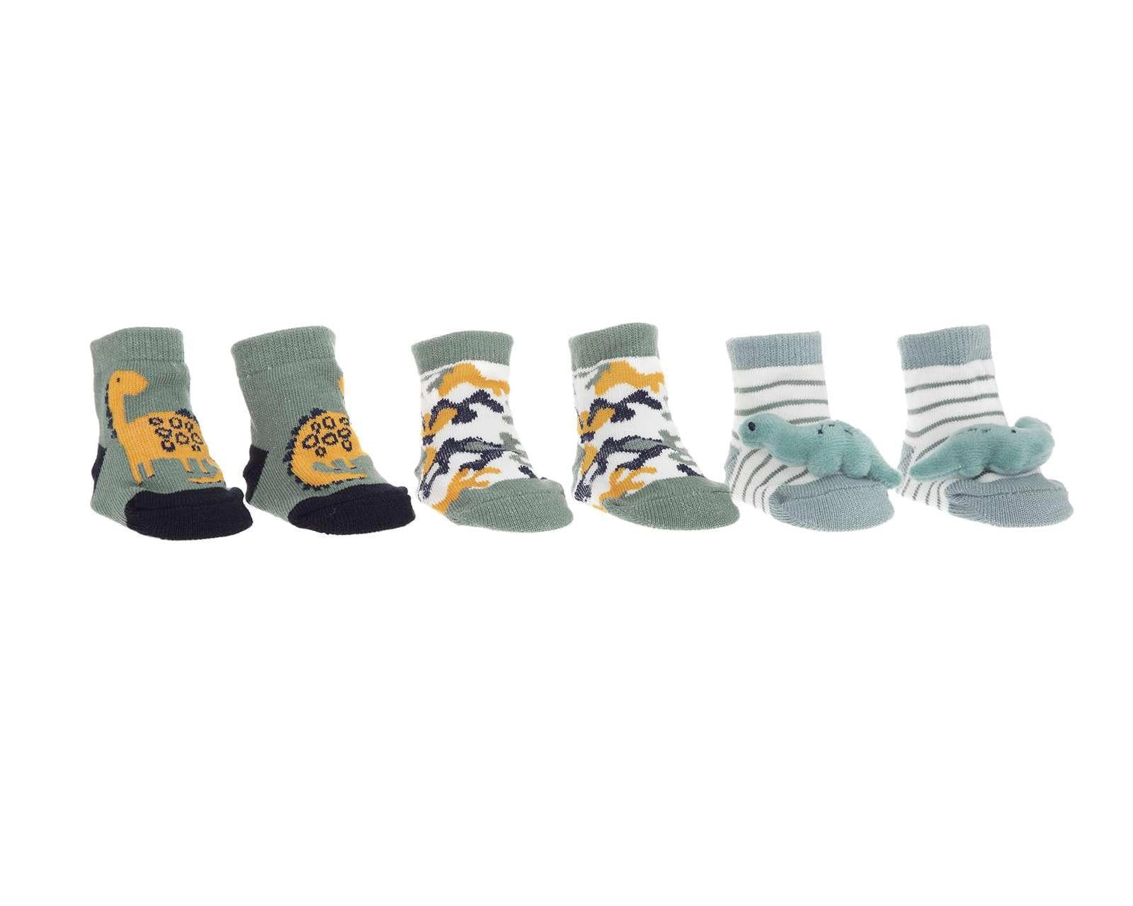 Foto 1 | Foto 1 | Calcetas Baby Colors con Peluche para Bebé Niño 3 Pares