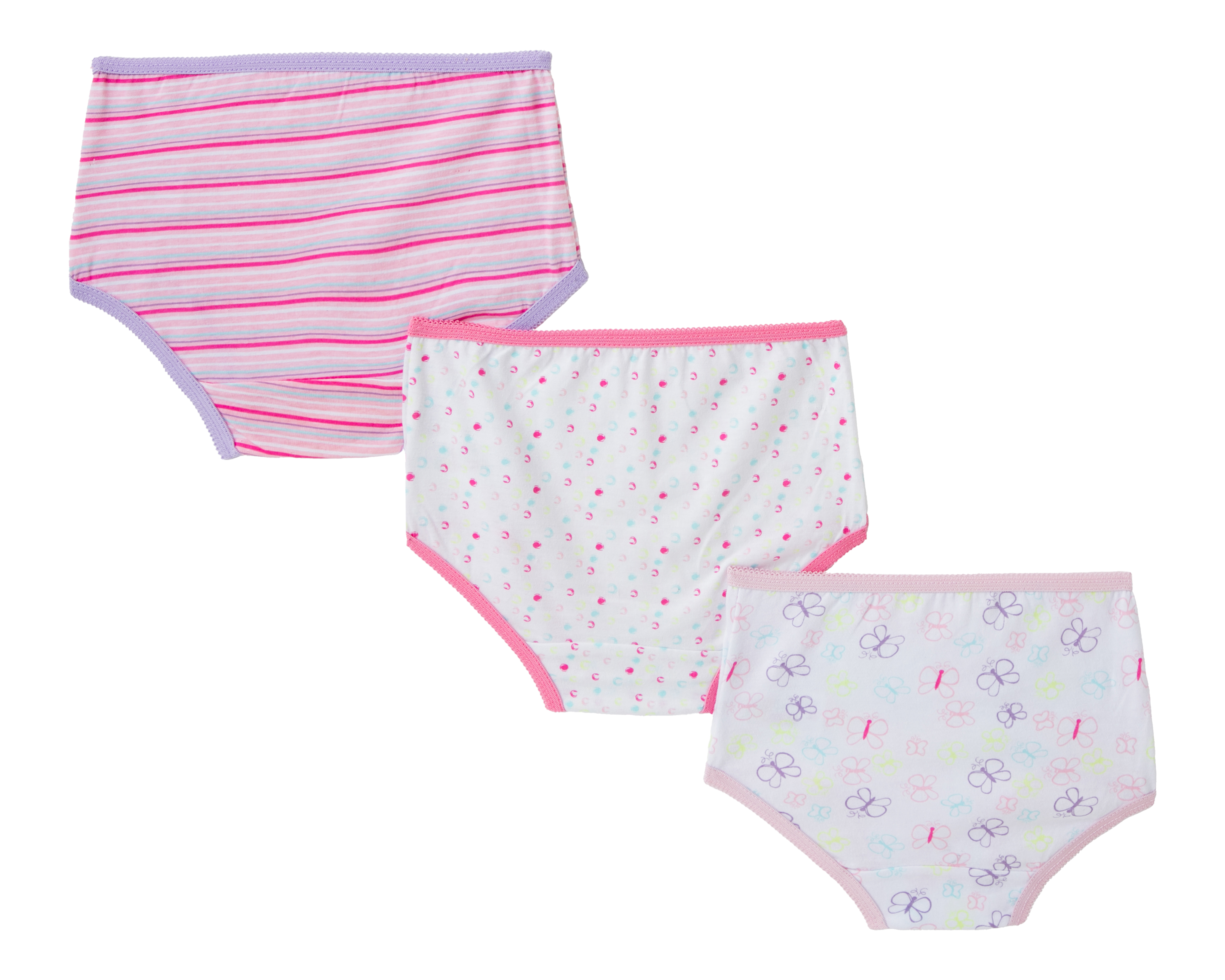 Foto 3 pulgar | Foto 2 | Pantaletas Baby Colors para Bebé Niña 3 Piezas