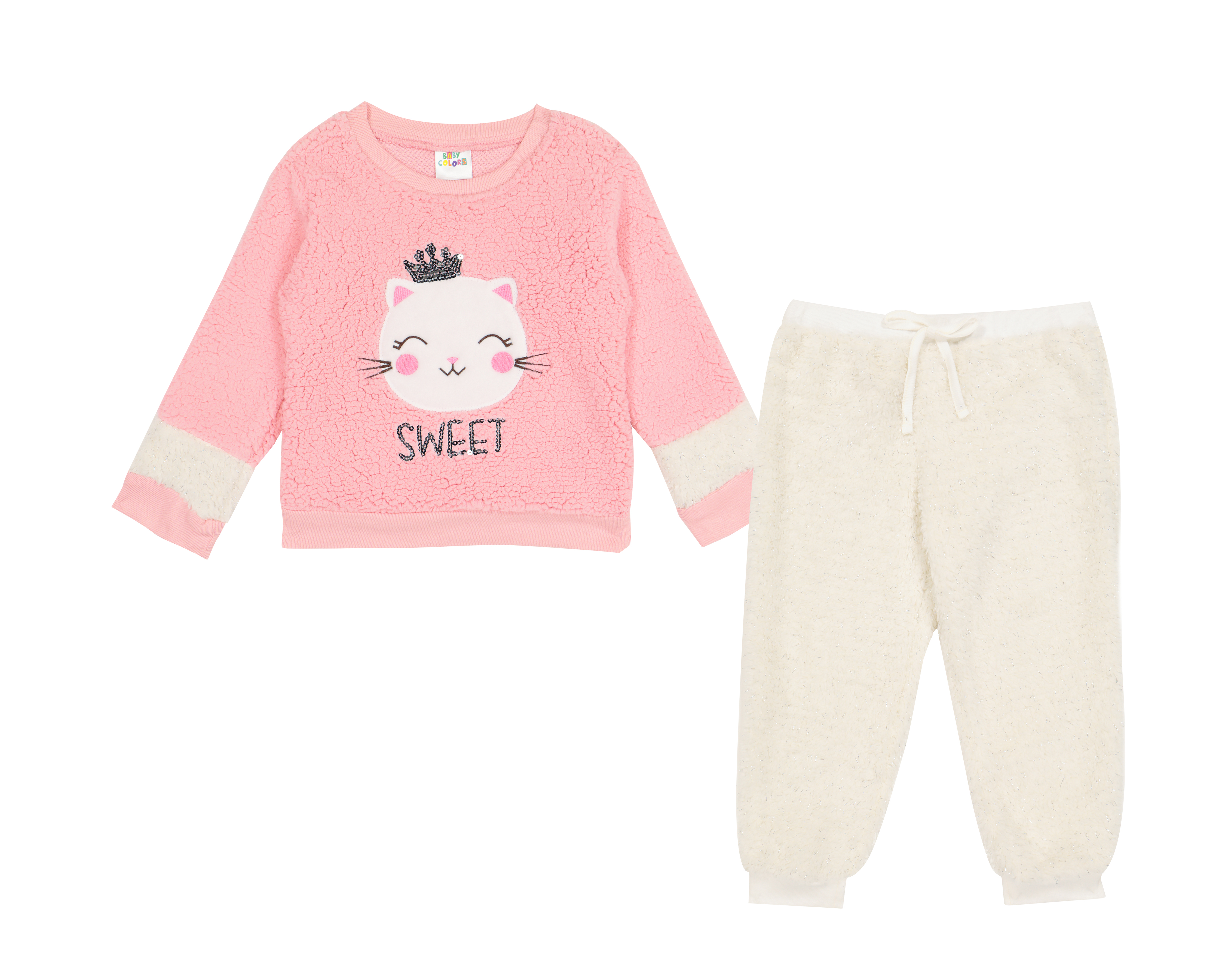 Pants y Sudadera Baby Colors para Bebé Niña