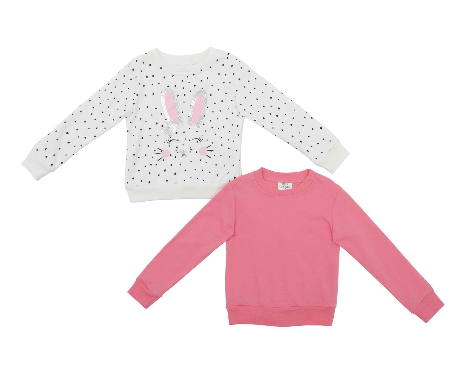 Foto 2 pulgar | Foto 1 | Sudadera Baby Colors para Bebé Niña