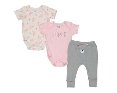 Foto 1 | Foto 1 | Conjunto con Pantalón Baby Colors para Bebé Niña 3 Piezas