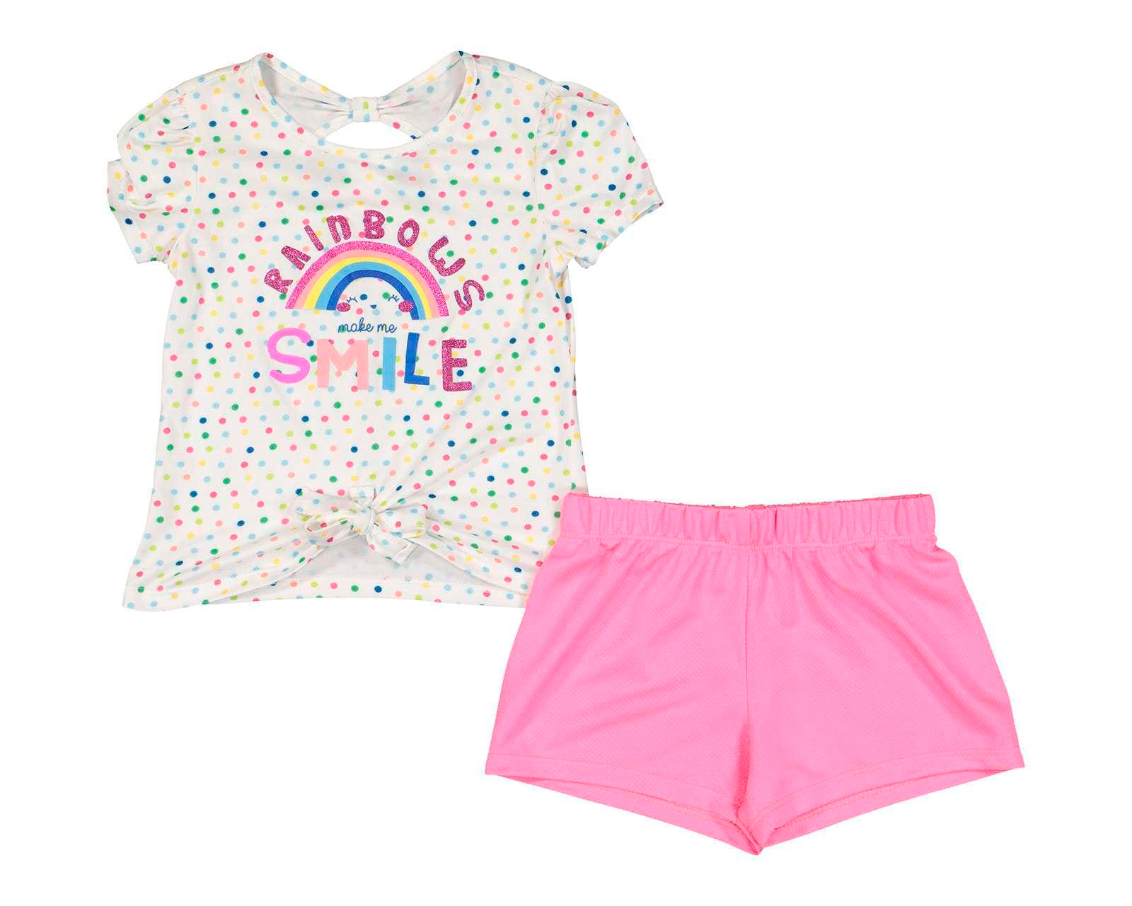 Conjunto con Short Baby Colors 2 Piezas