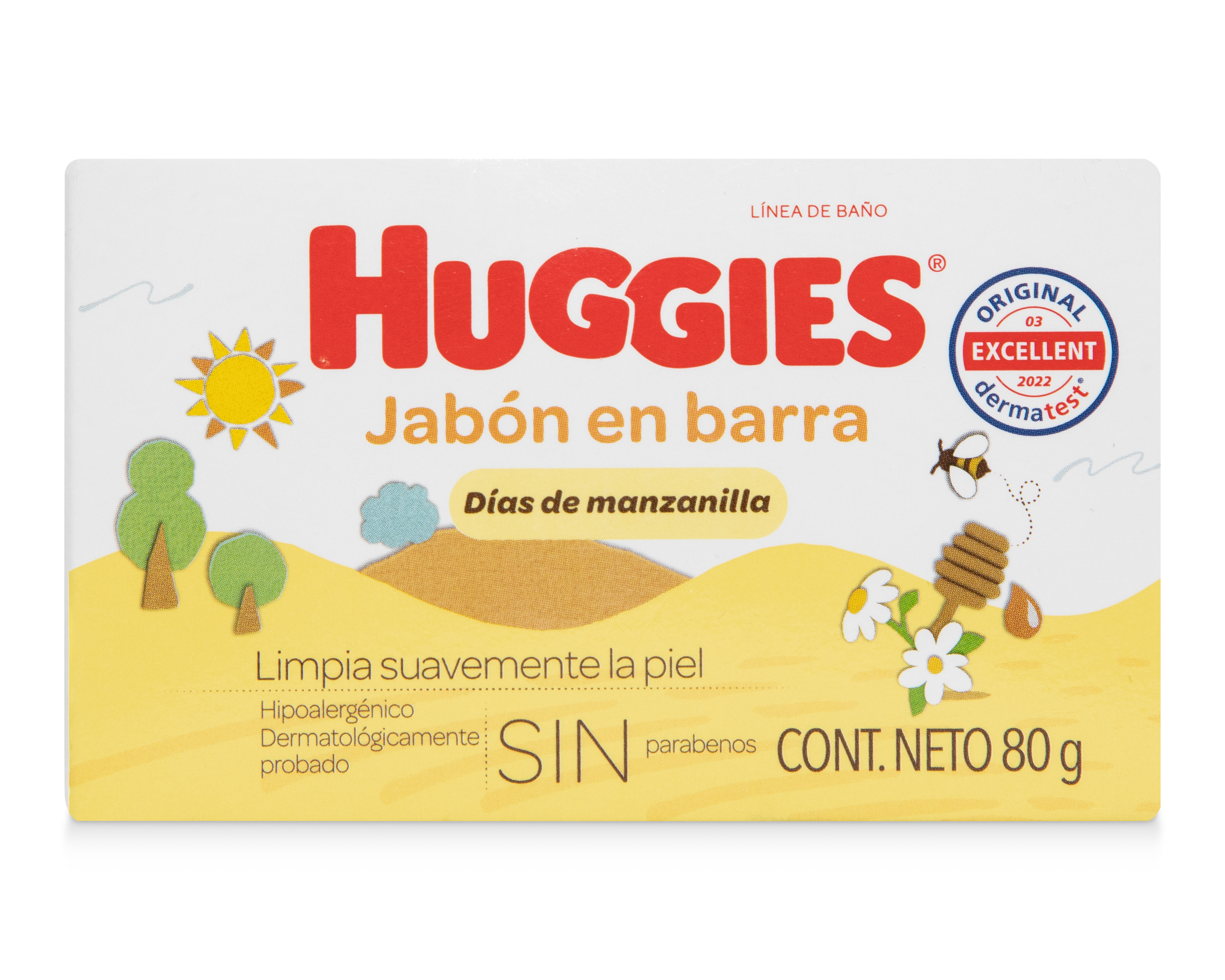Foto 2 pulgar | Foto 1 | Jabón Corporal en Barra Huggies de Manzanilla