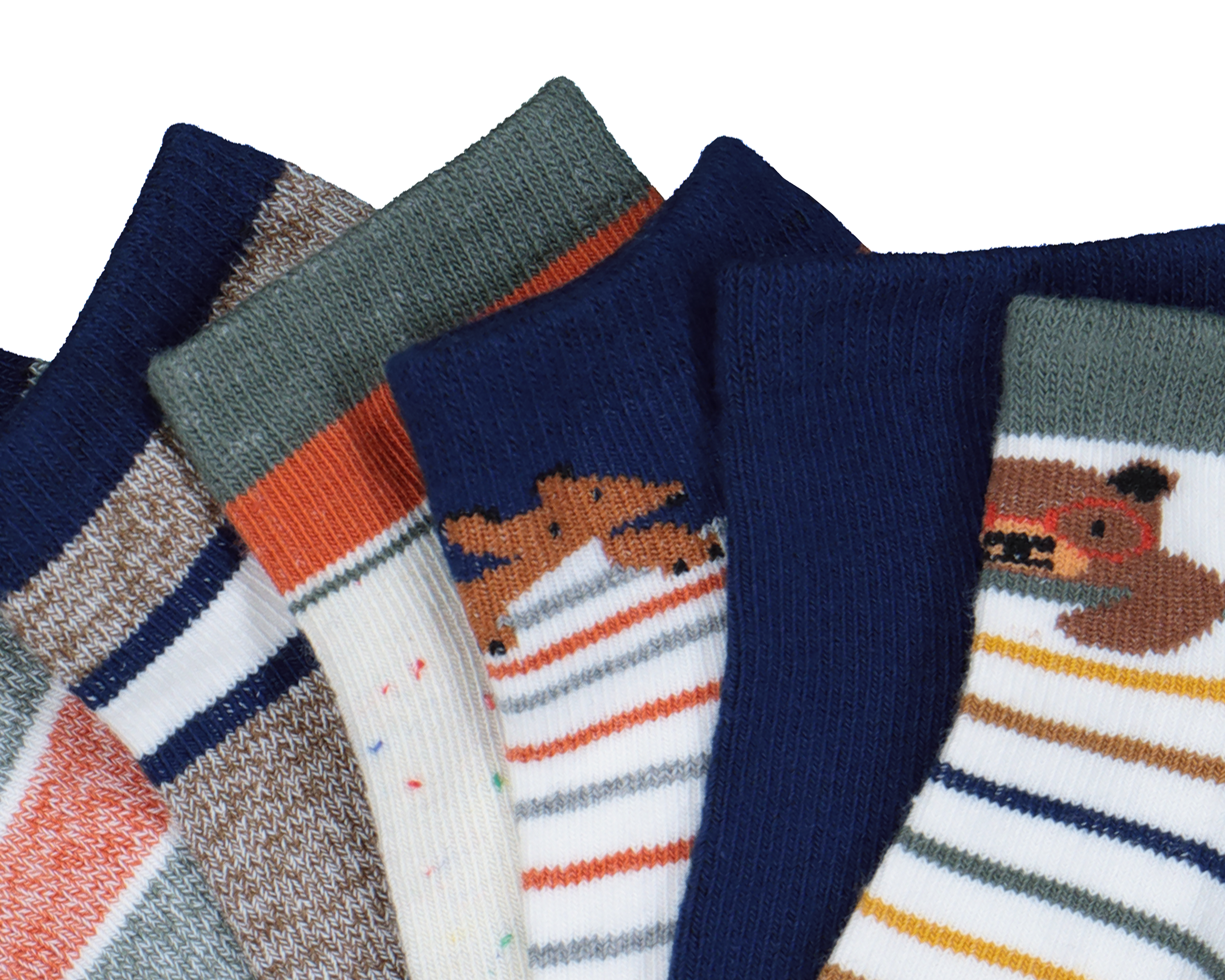 Foto 3 pulgar | Foto 2 | Calcetas Baby Colors Antiderrapantes para Bebé Niño 6 Pares