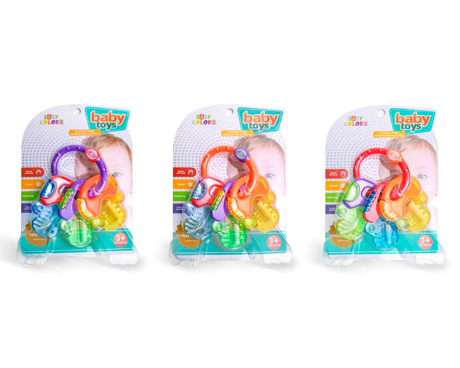 Foto 2 | Foto 2 | Mordedera Baby Colors con 3 Llaves 1 Pieza