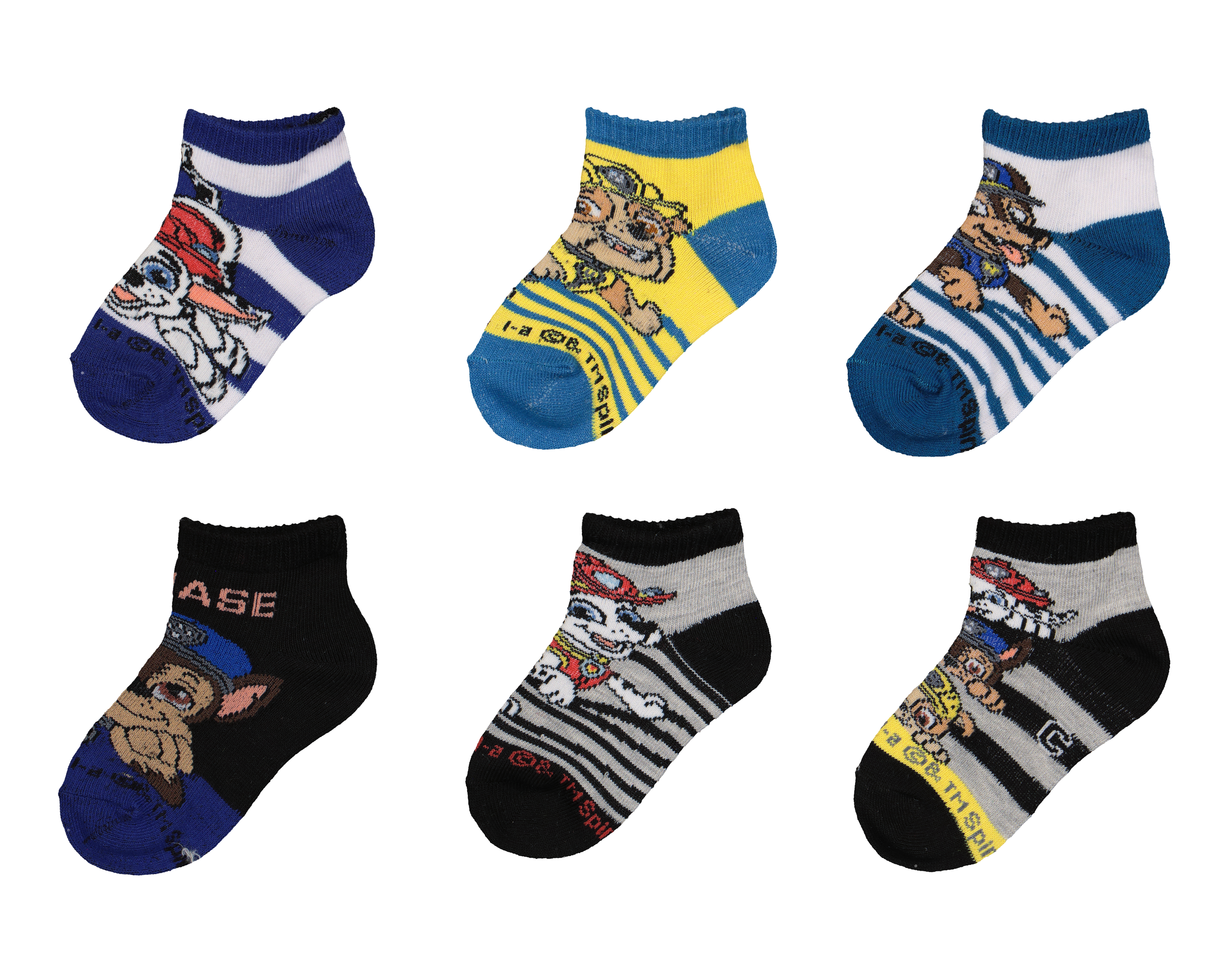 Foto 2 pulgar | Foto 1 | Calcetas Paw Patrol para Bebé Niño 6 Pares