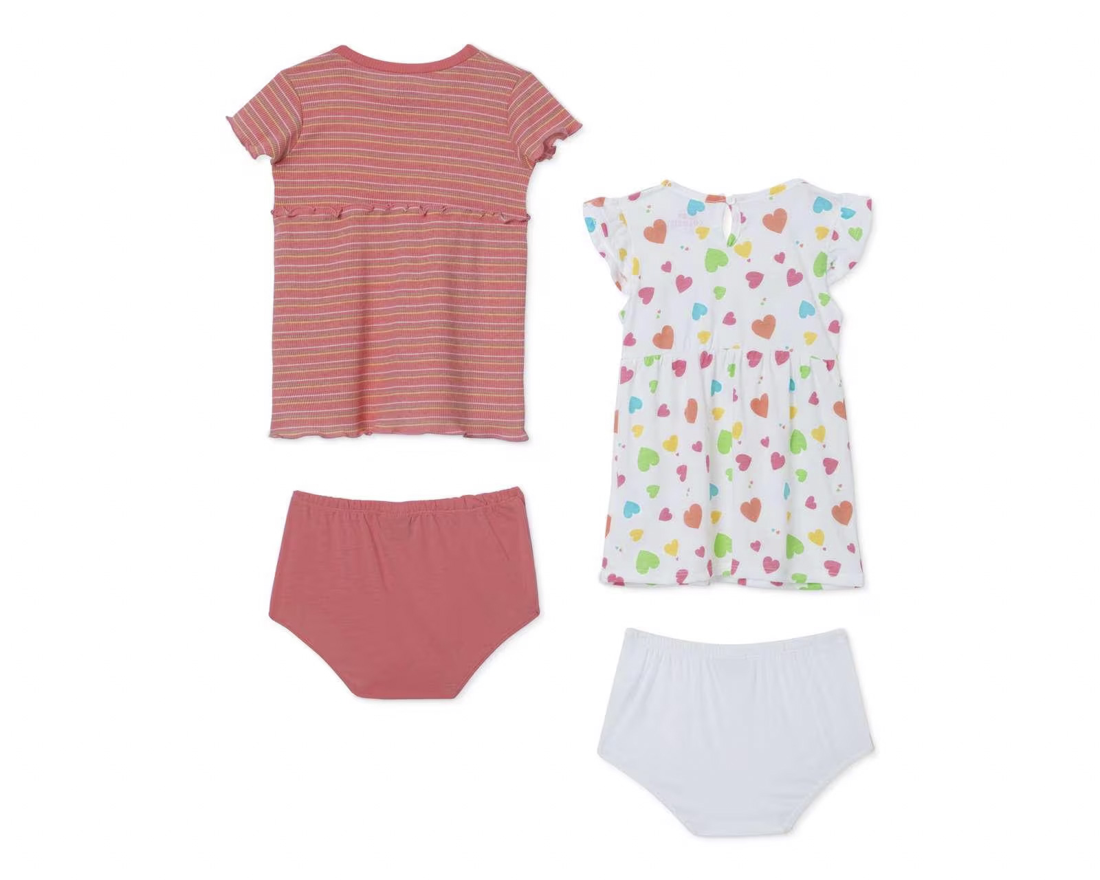 Foto 3 pulgar | Foto 2 | Vestido para Bebé Niña Baby Colors 2 Sets