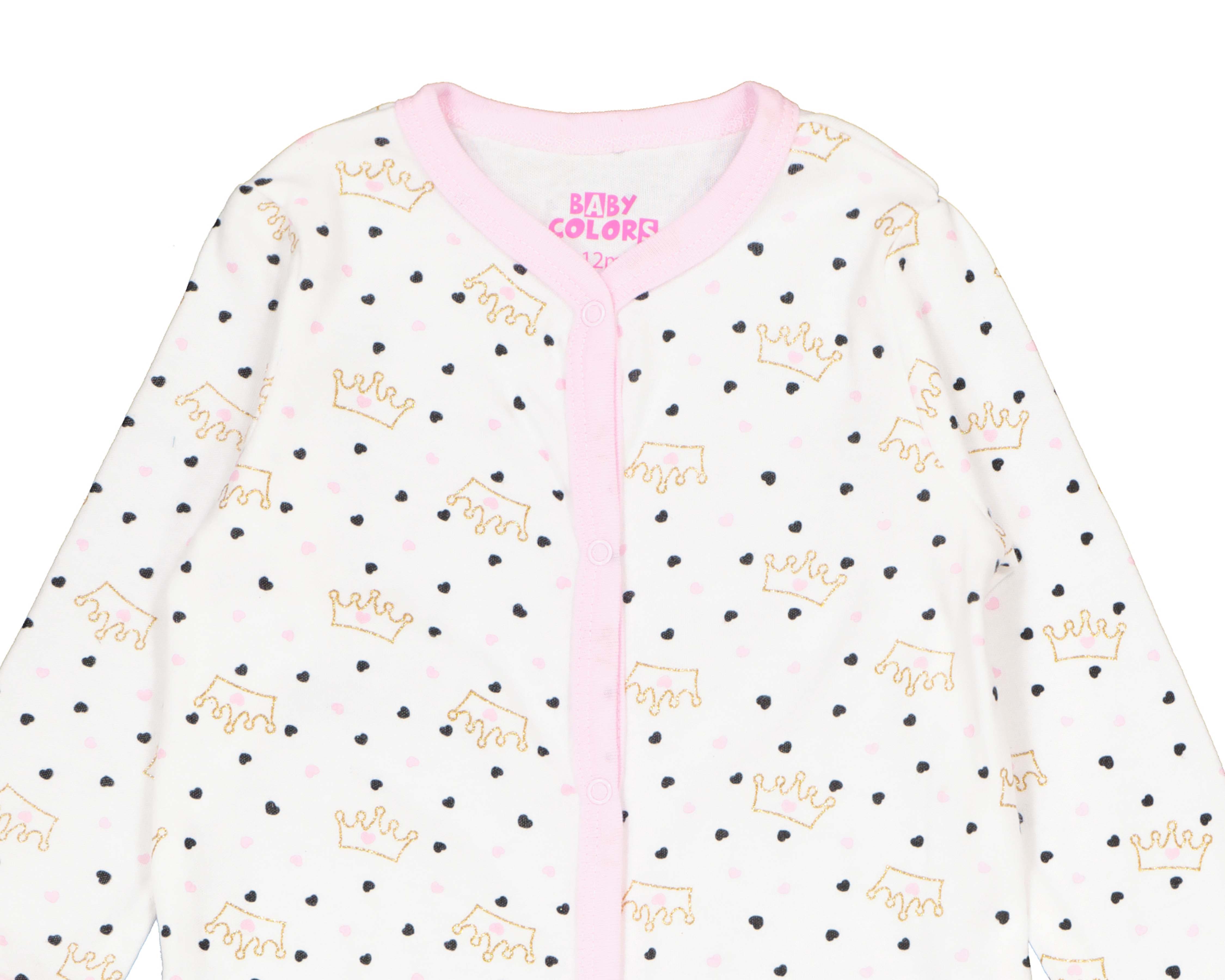 Foto 4 pulgar | Foto 3 | Mameluco y Gorro  Baby Colors para Bebé Niña