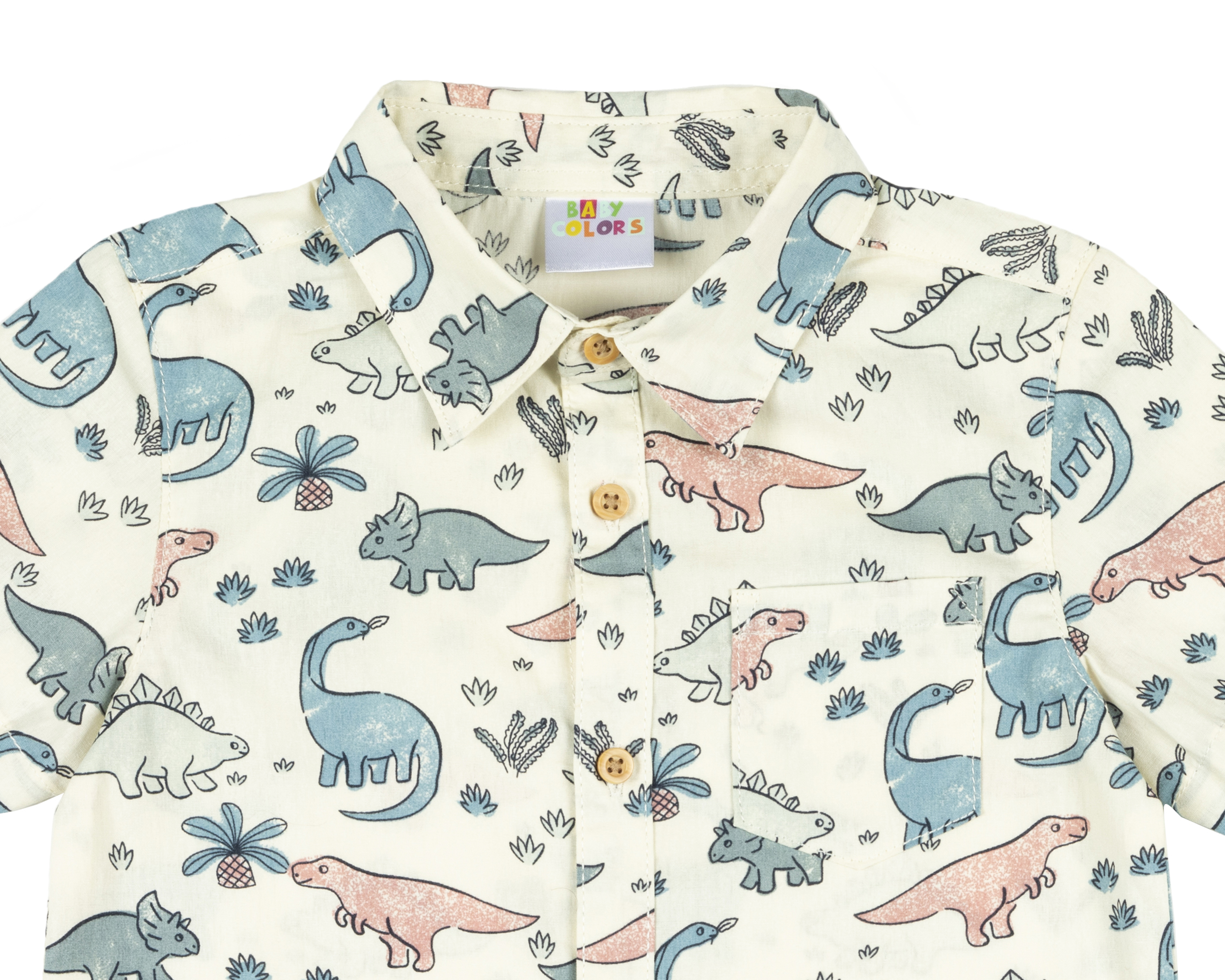 Foto 4 pulgar | Foto 3 | Camisa para Bebé Niño Baby Colors