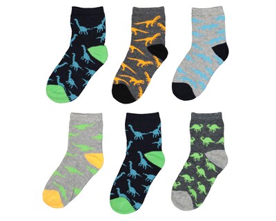 Foto 1 | Foto 1 | Calcetas Baby Colors con Print de Dinosaurios para Bebé Niño 6 Pares