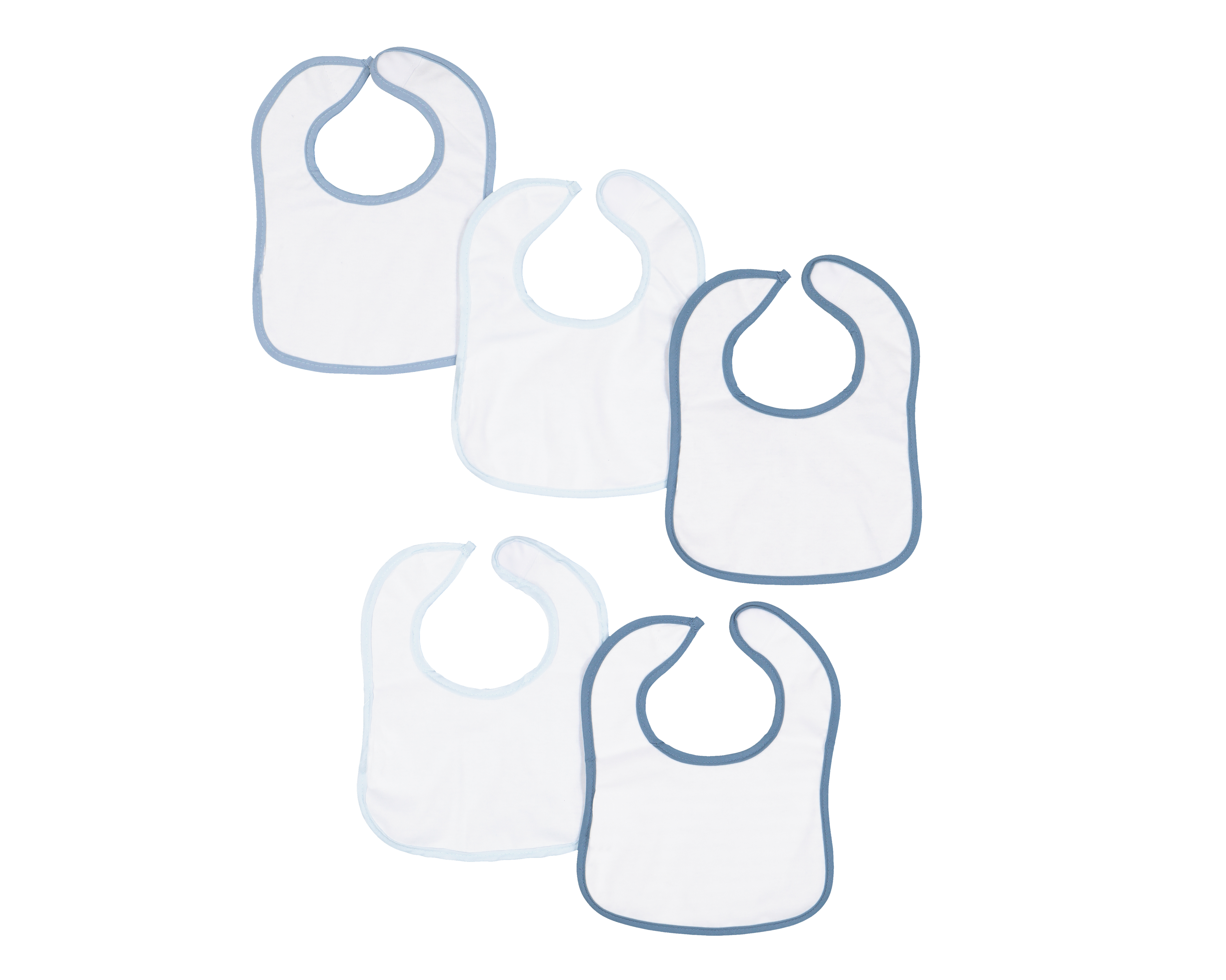 Foto 3 pulgar | Foto 2 | Baberos de Algodón Baby Colors para Bebé 5 Piezas