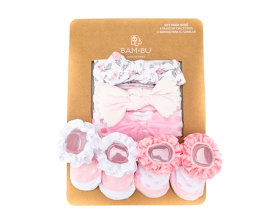 Foto 1 | Foto 1 | Caja de Regalo Bam-Bu para Bebé Niña 5 Piezas