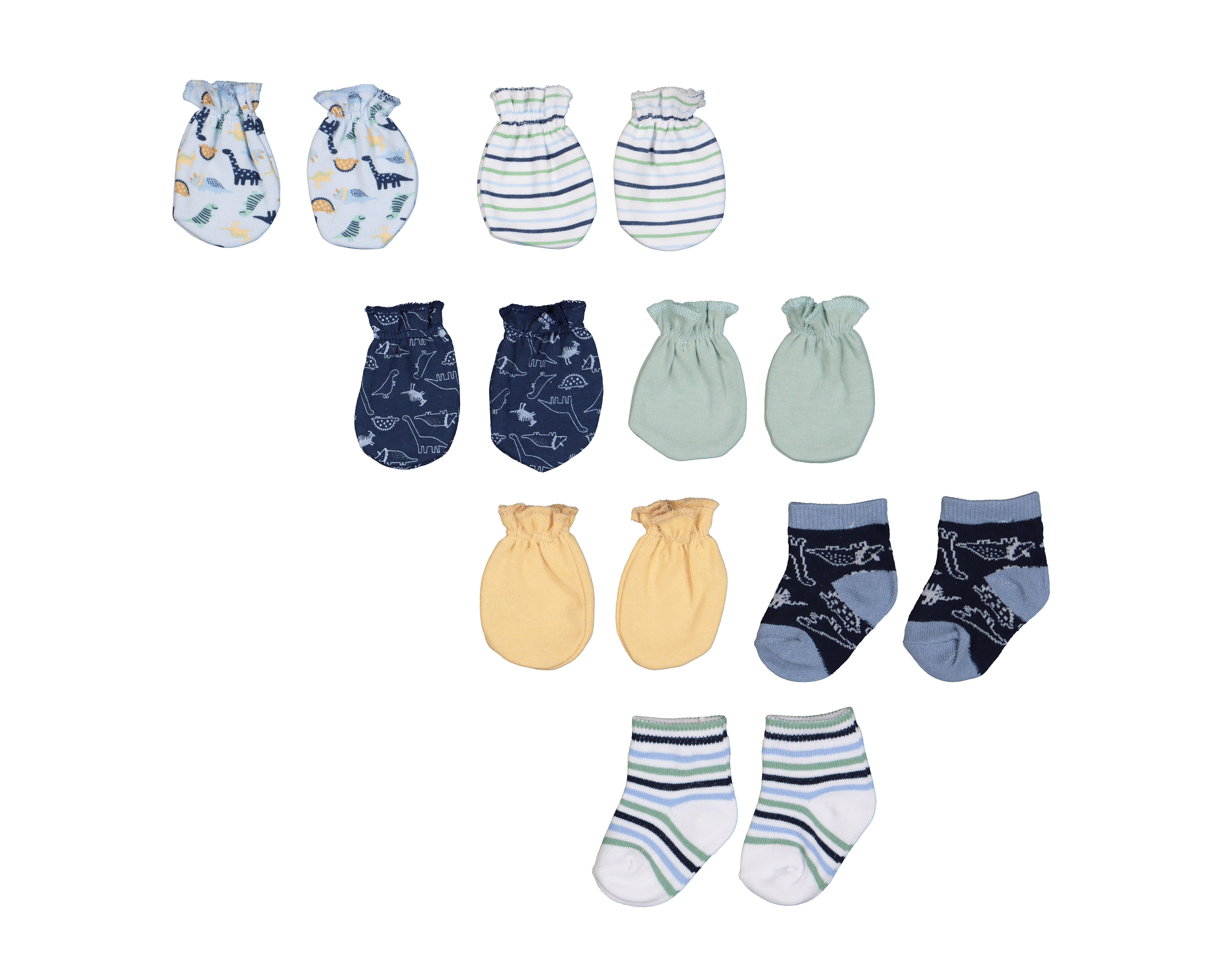 Foto 1 | Foto 1 | Guantes y Calcetas Baby Colors para Bebé Niño 7 Pares