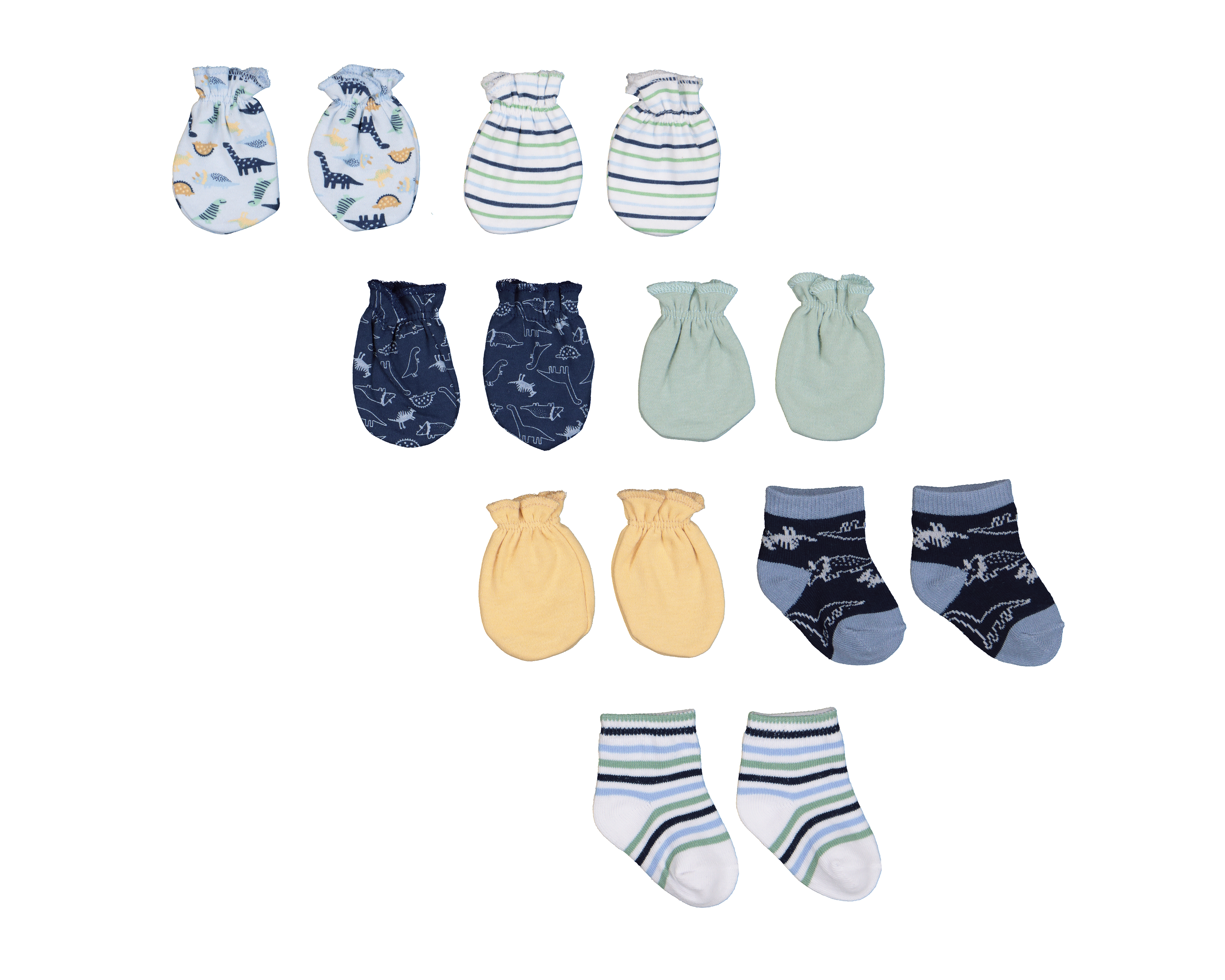 Foto 2 | Foto 2 | Guantes y Calcetas Baby Colors para Bebé Niño 7 Pares