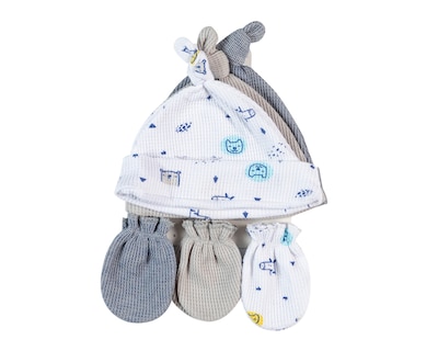 Foto 5 | Foto 5 | Gorro y Guantes Baby Colors para Bebé Niño 6 Piezas