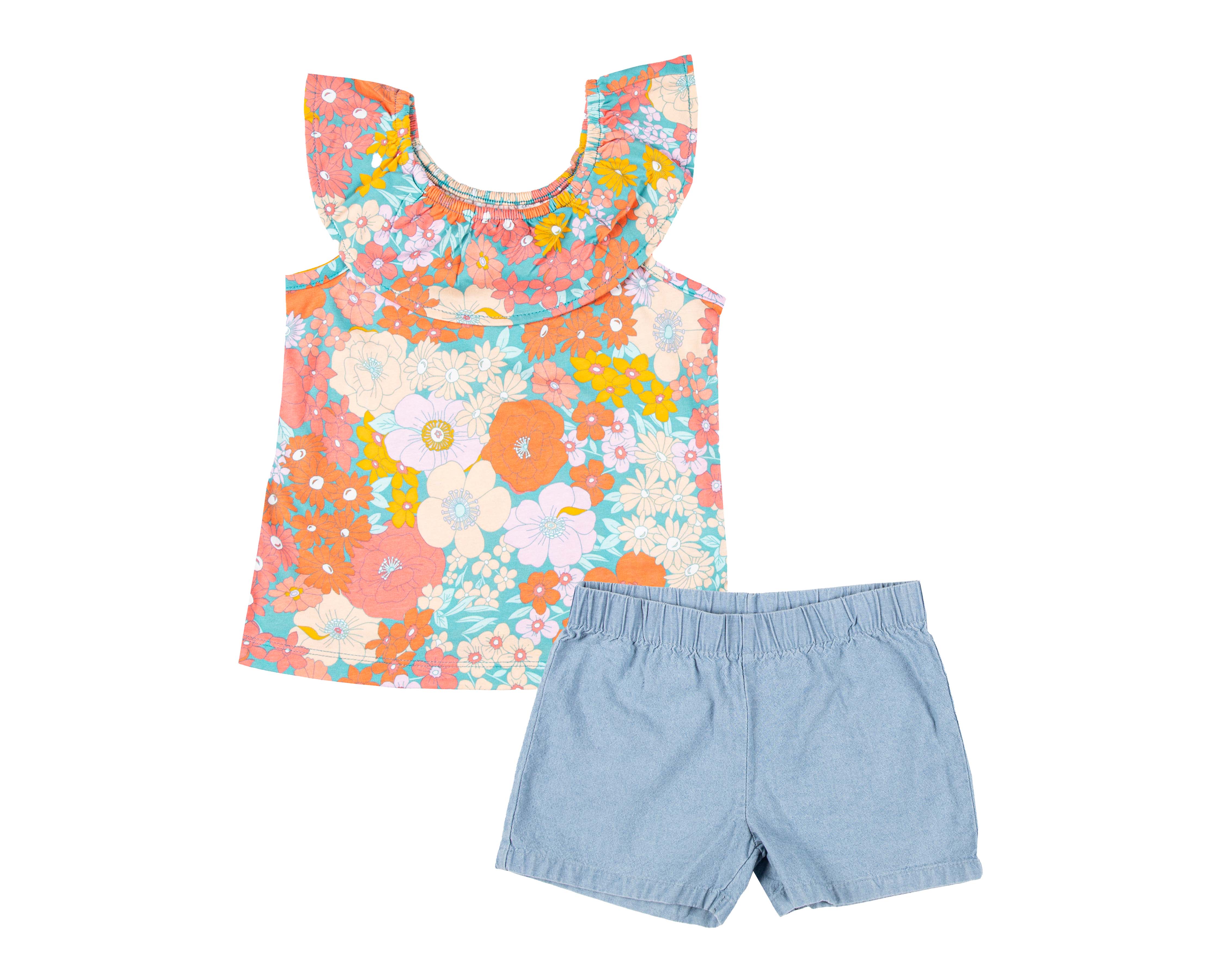 Blusa y Short Carter's para Bebé Niña