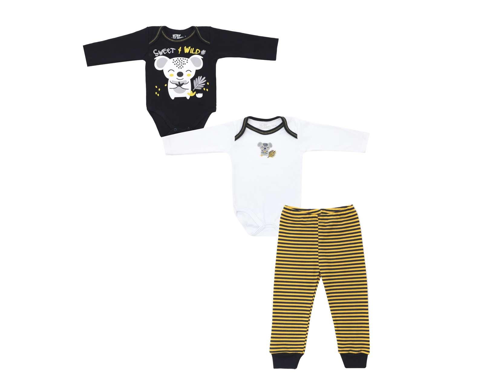 Conjunto para Bebé Niño Baby Colors 3 Piezas