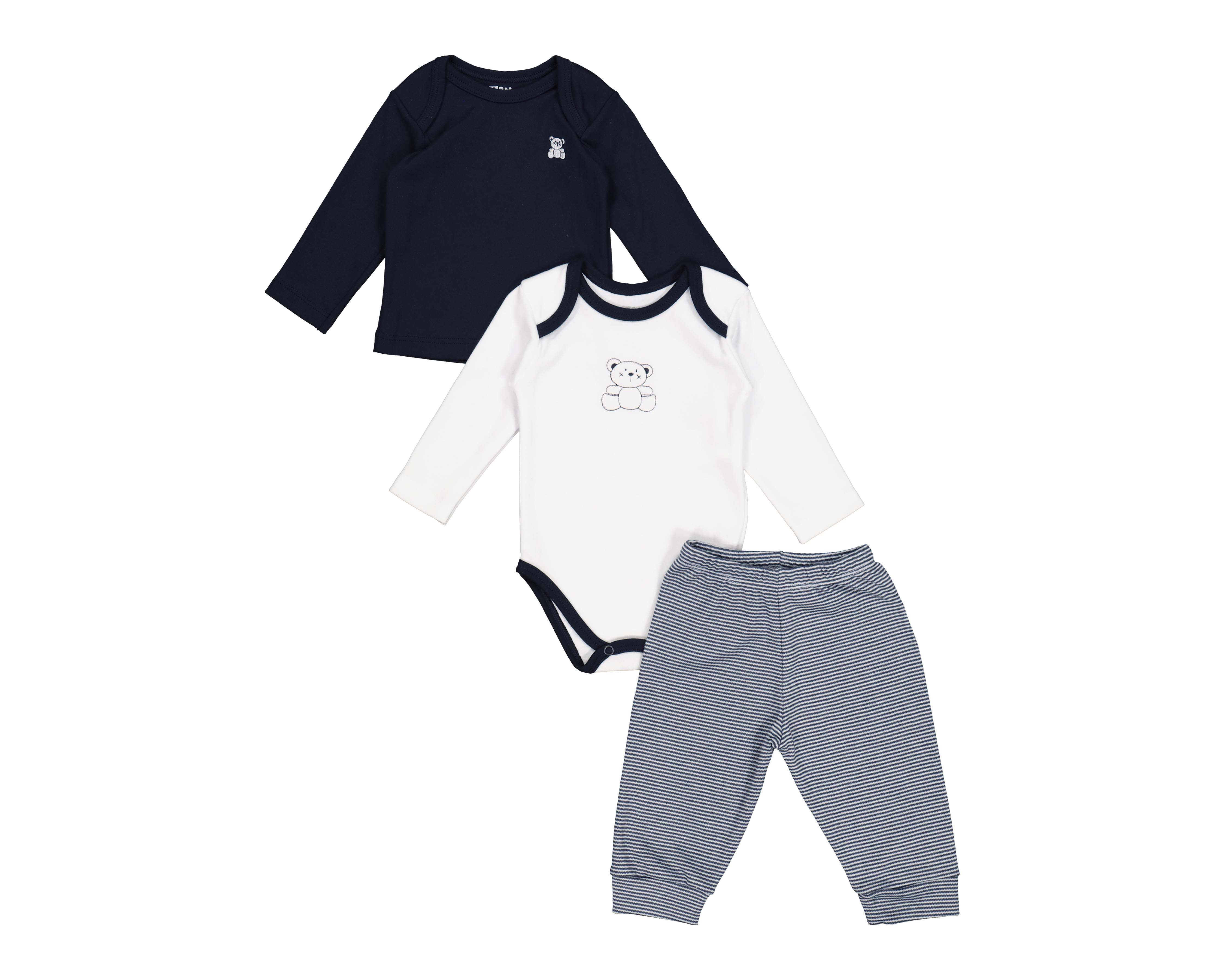 Conjunto para Bebé Niño Baby Colors 3 Piezas