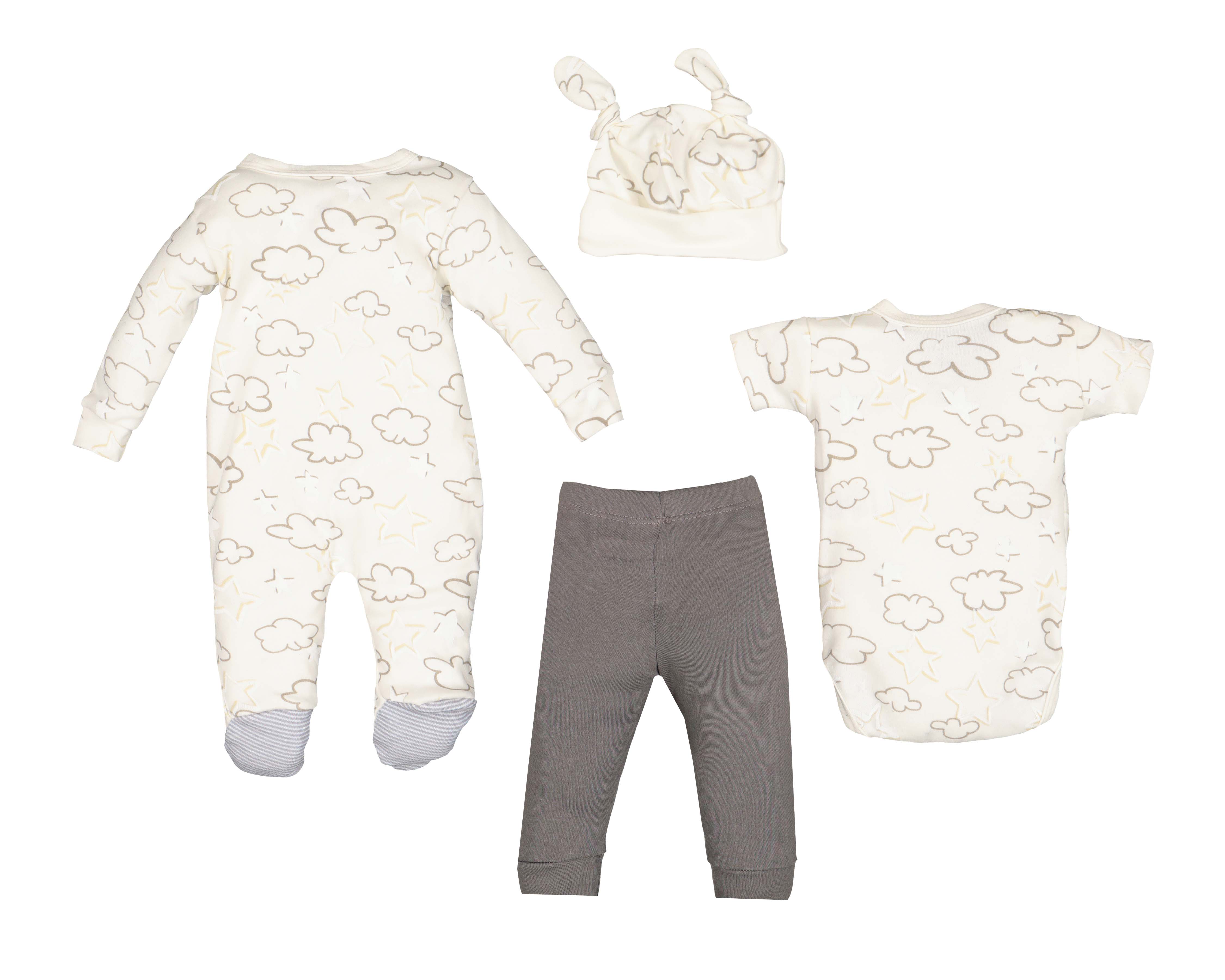 Foto 2 | Foto 2 | Conjunto para Bebé Niño Bam-Bu 4 Piezas