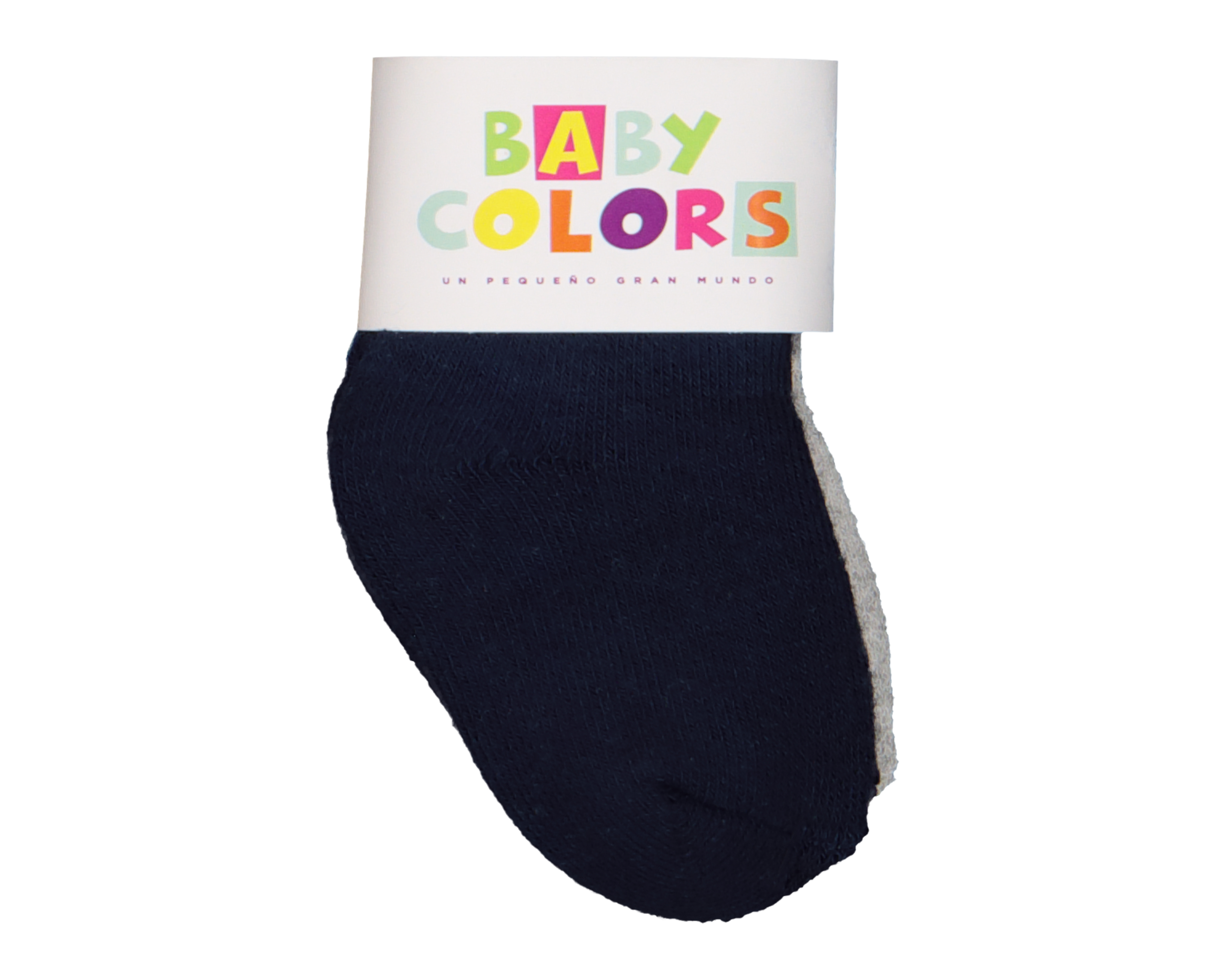 Foto 4 pulgar | Foto 3 | Calcetas Baby Colors para Bebé Niño 3 Pares