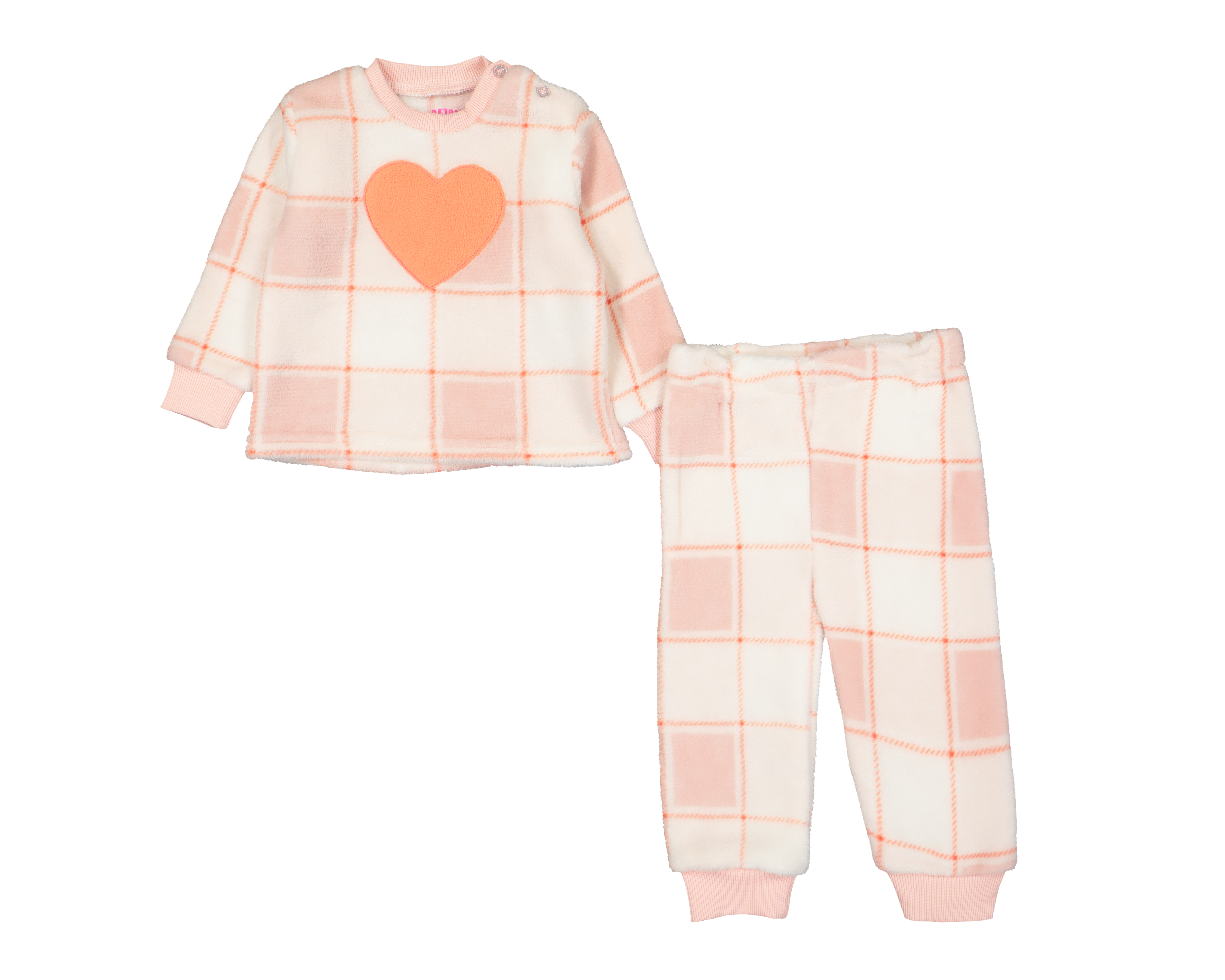 Foto 2 pulgar | Foto 1 | Pijama Baby Colors a Cuadros para Bebé Niña