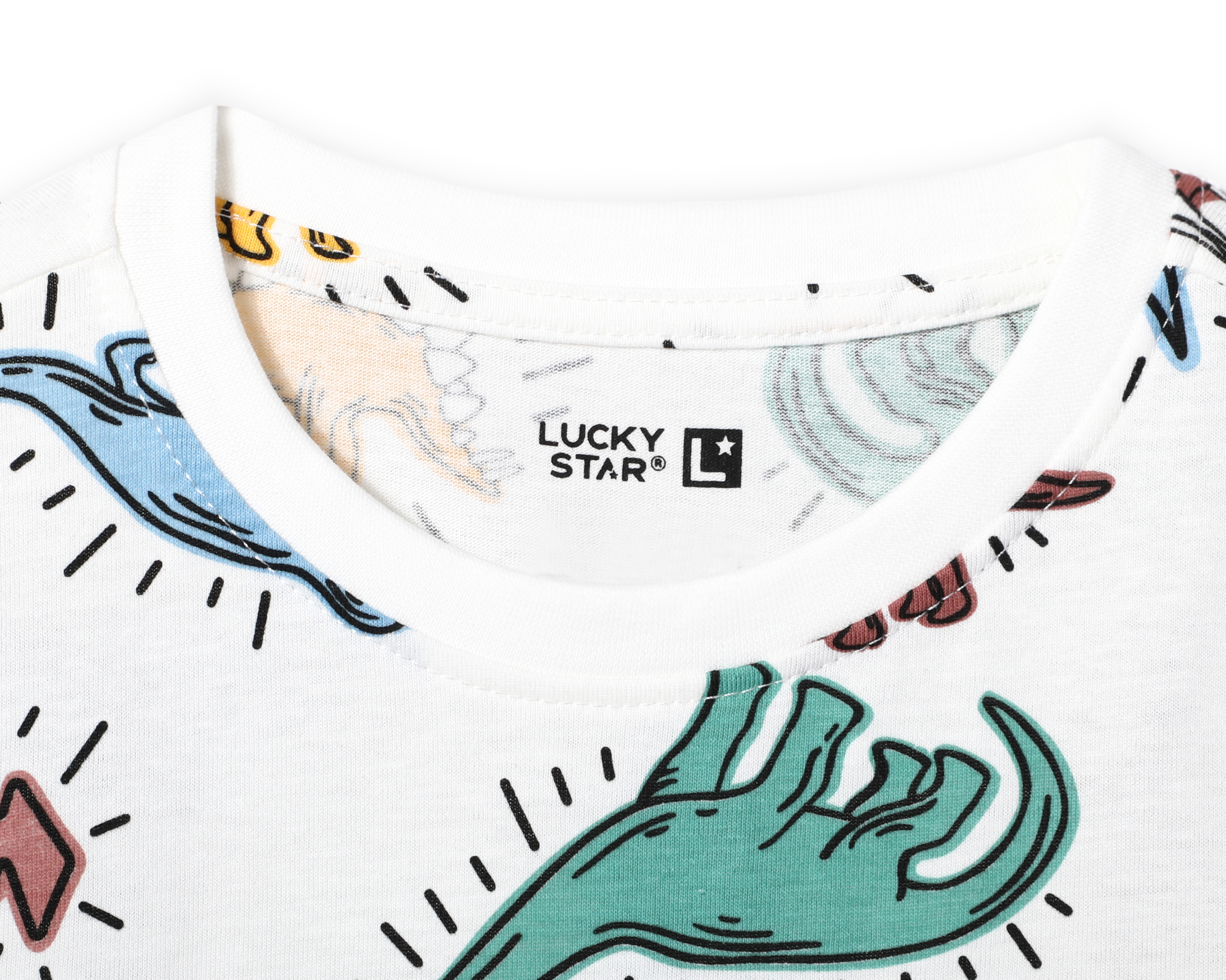 Foto 4 pulgar | Foto 3 | Playera Lucky Star de Algodón para Bebé Niño