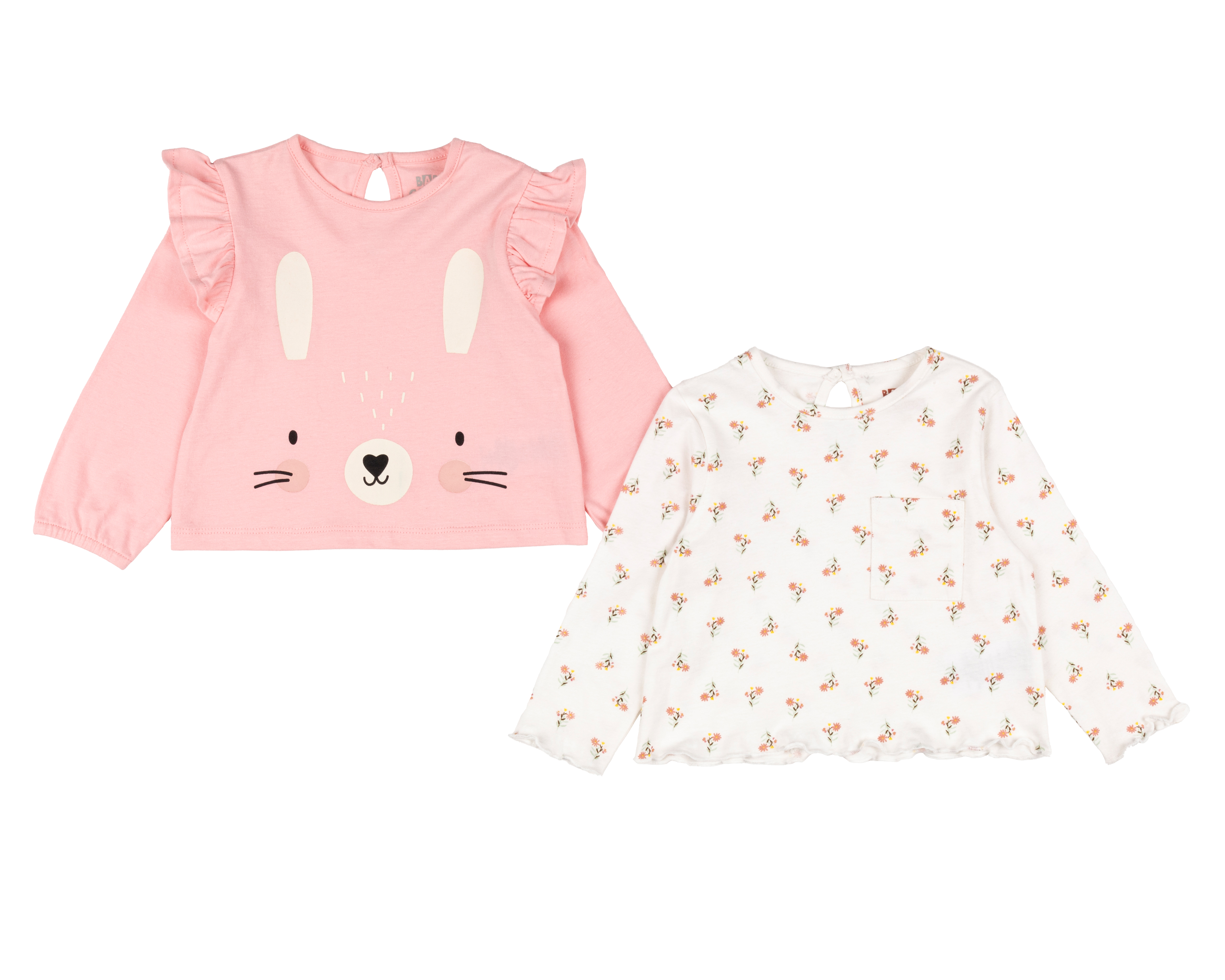 Foto 1 | Foto 1 | Blusa para Bebé Niña Baby Colors de Algodón 2 Piezas