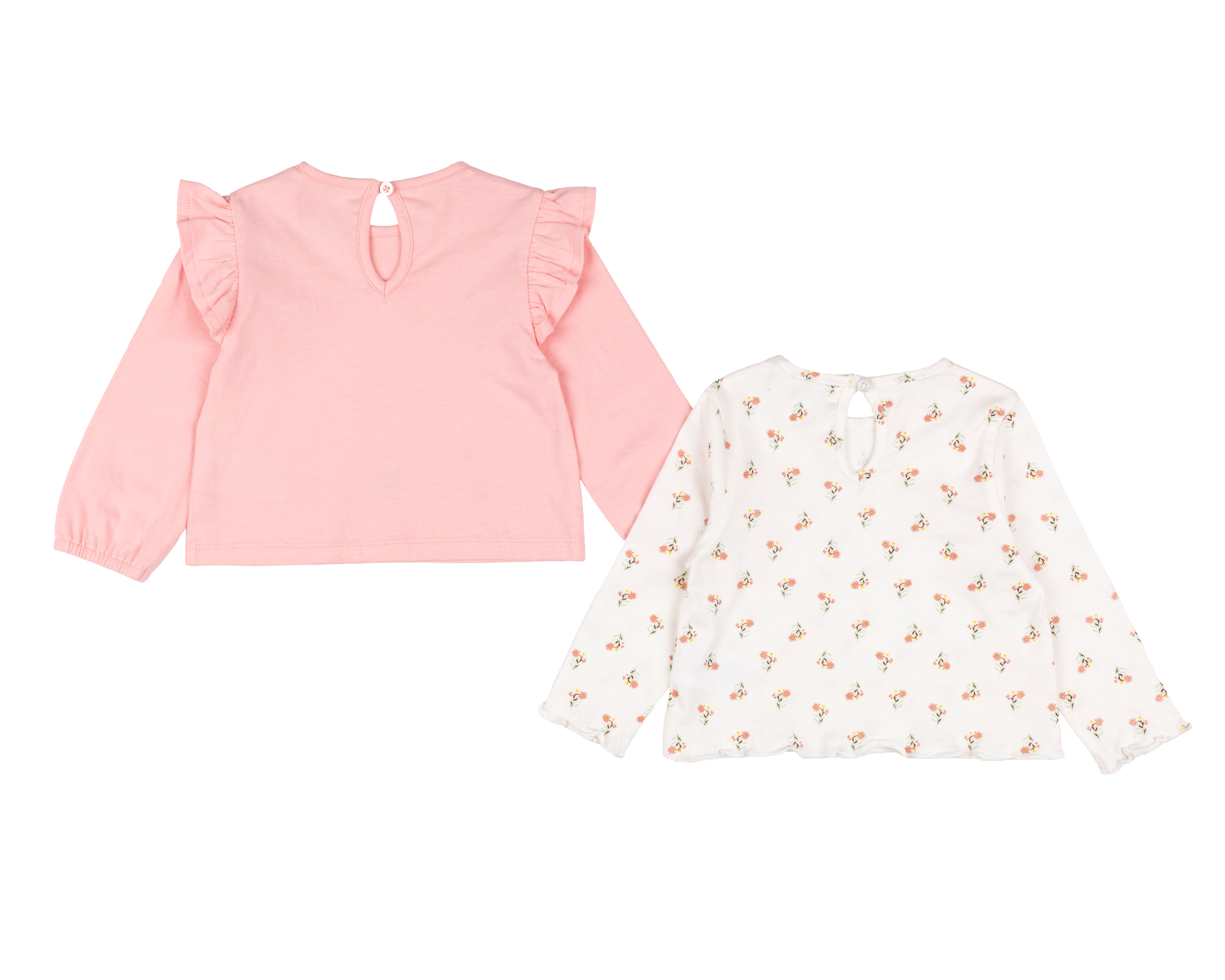 Foto 2 | Foto 2 | Blusa para Bebé Niña Baby Colors de Algodón 2 Piezas