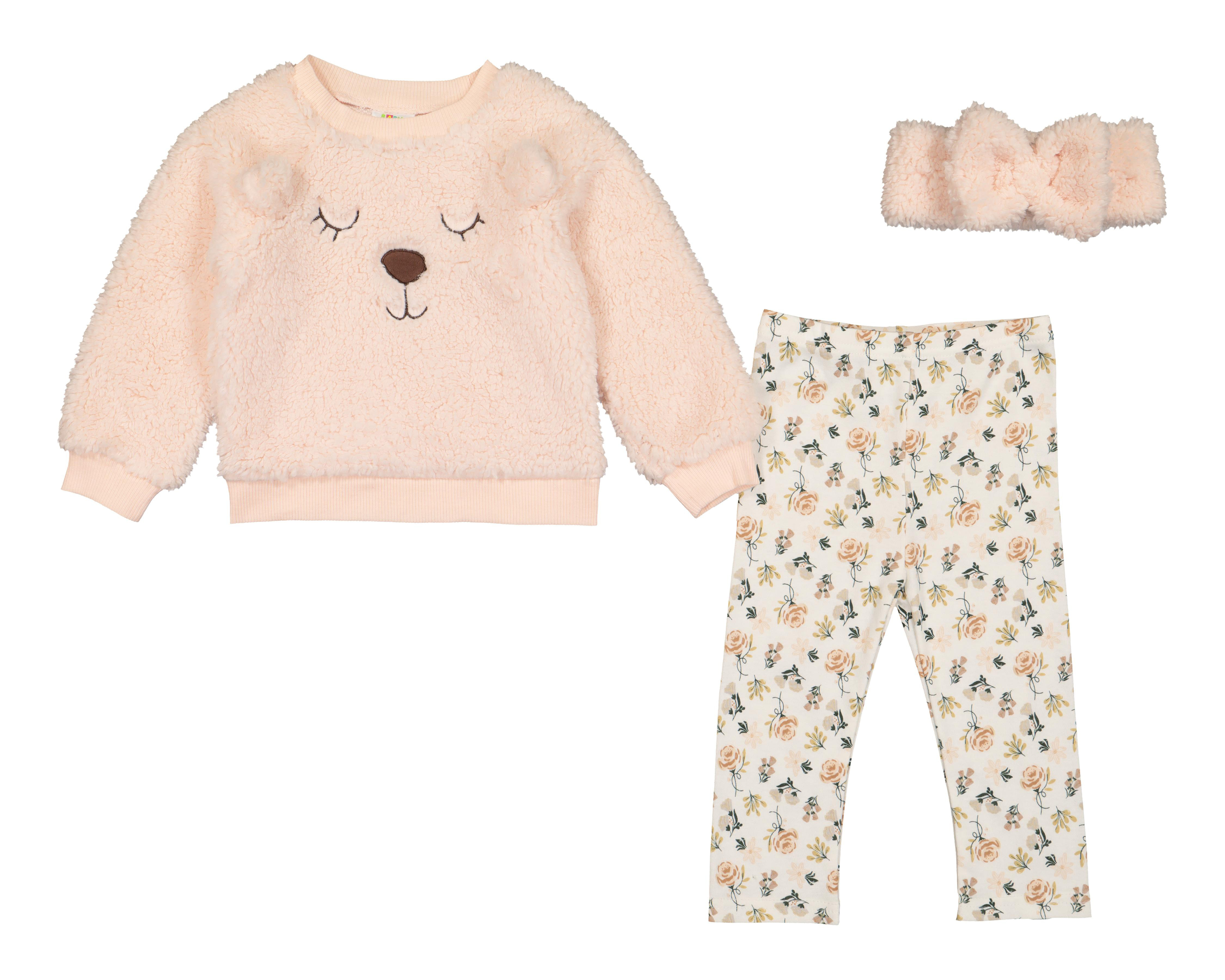 Conjunto para Bebé Niña Baby Colors 3 Piezas