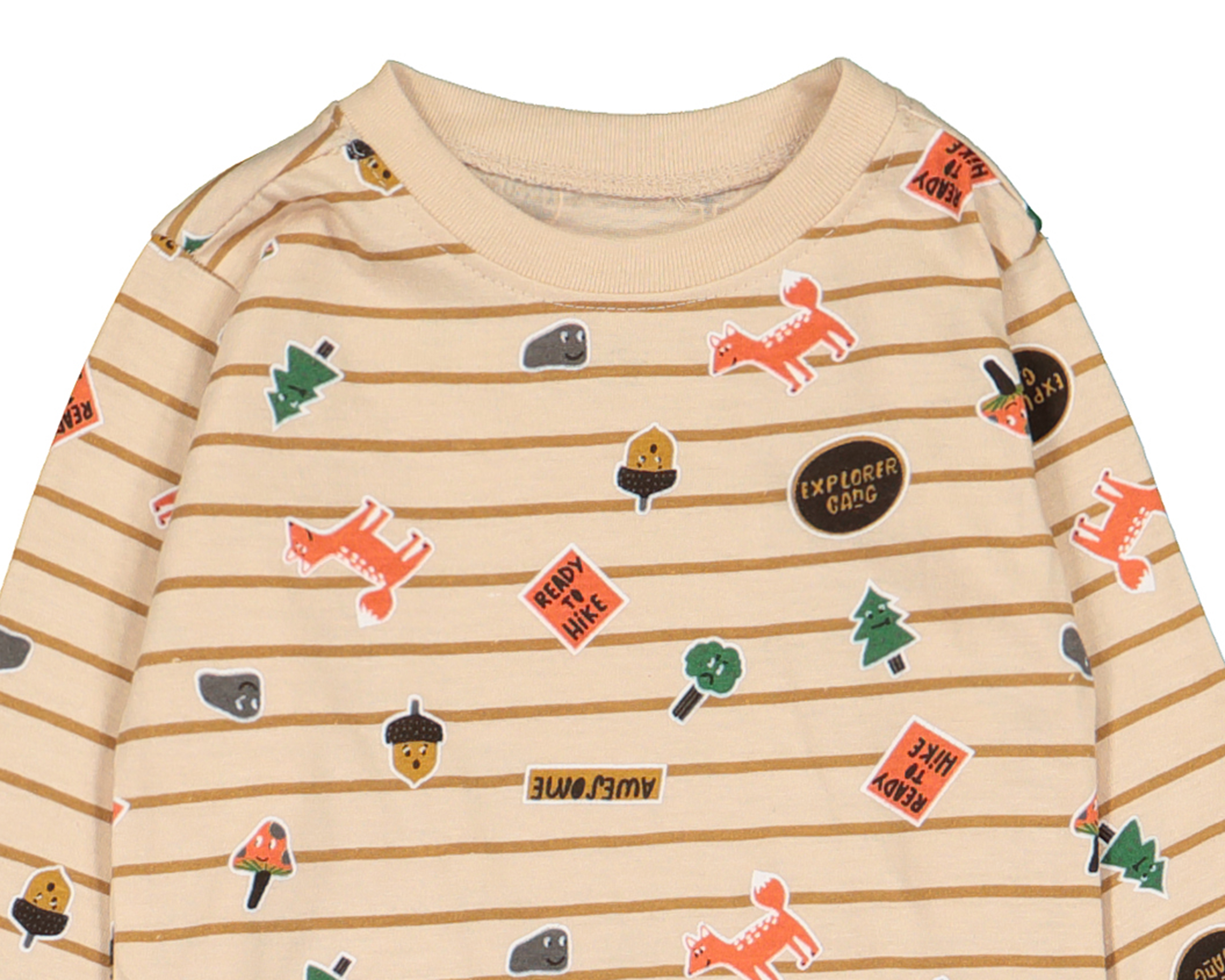 Foto 5 pulgar | Foto 4 | Playera y Pantalón para Bebé Niño Baby Colors de Algodón 3 Piezas