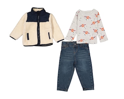 Foto 1 | Foto 1 | Playera y Pantalón Baby Colors para Bebé Niño 3 Piezas