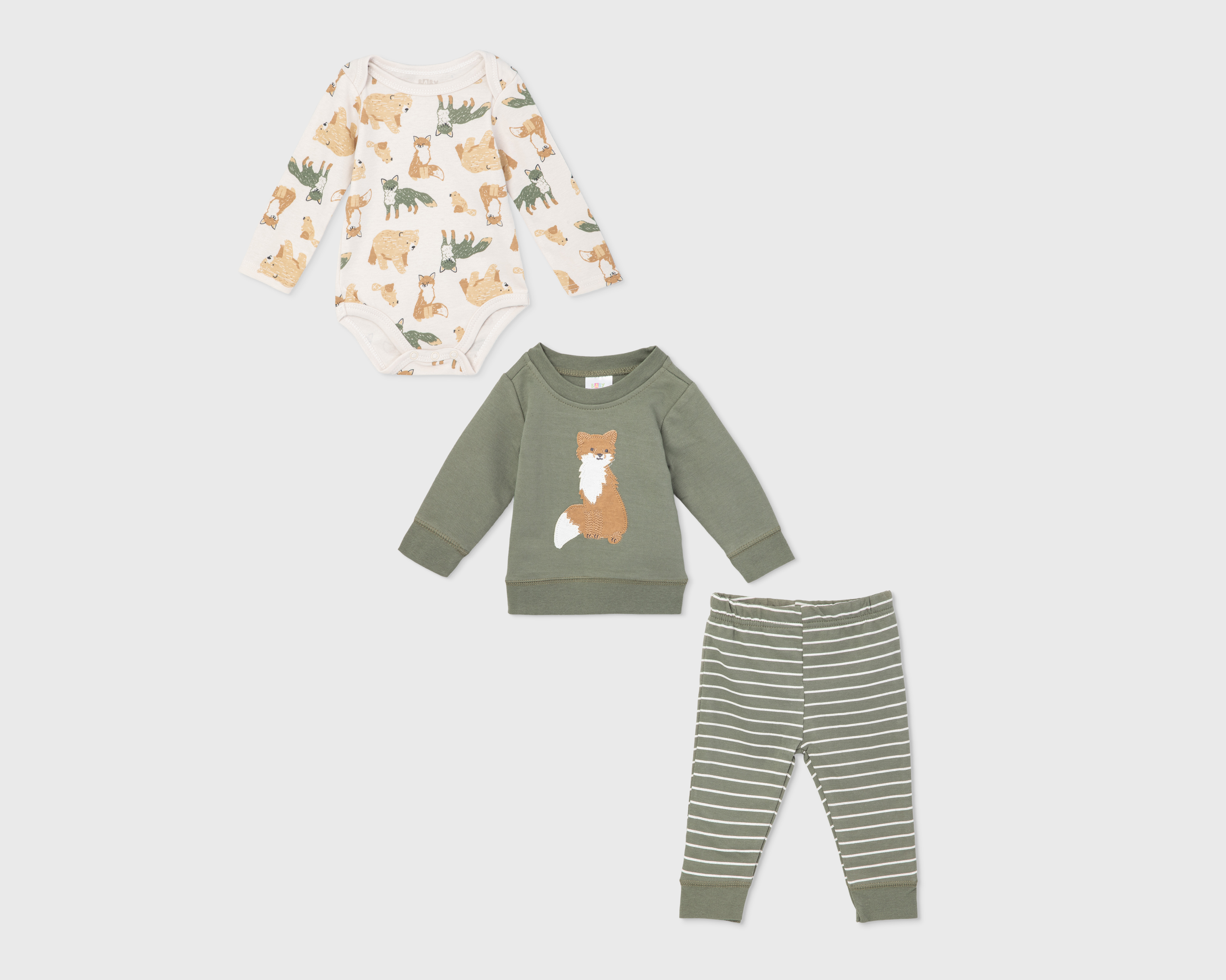 Foto 1 | Foto 1 | Conjunto para Bebé Niño Baby Colors 3 Piezas