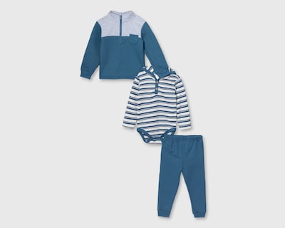 Foto 1 | Foto 1 | Pañalero y Pantalón Baby Colors con Sudadera para Bebé Niño