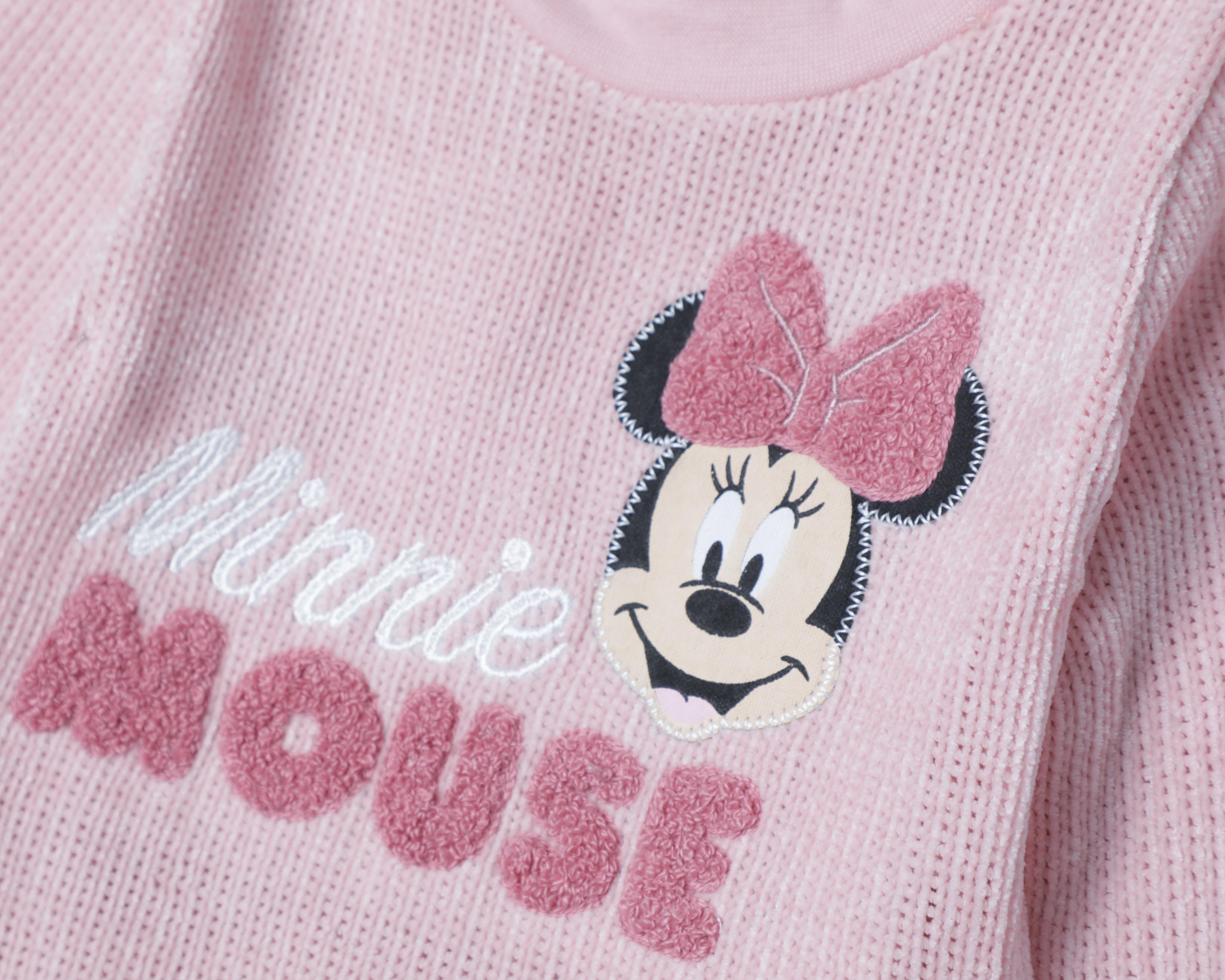 Foto 4 pulgar | Foto 3 | Sudadera y Pants Disney Minnie Mouse para Bebé Niña