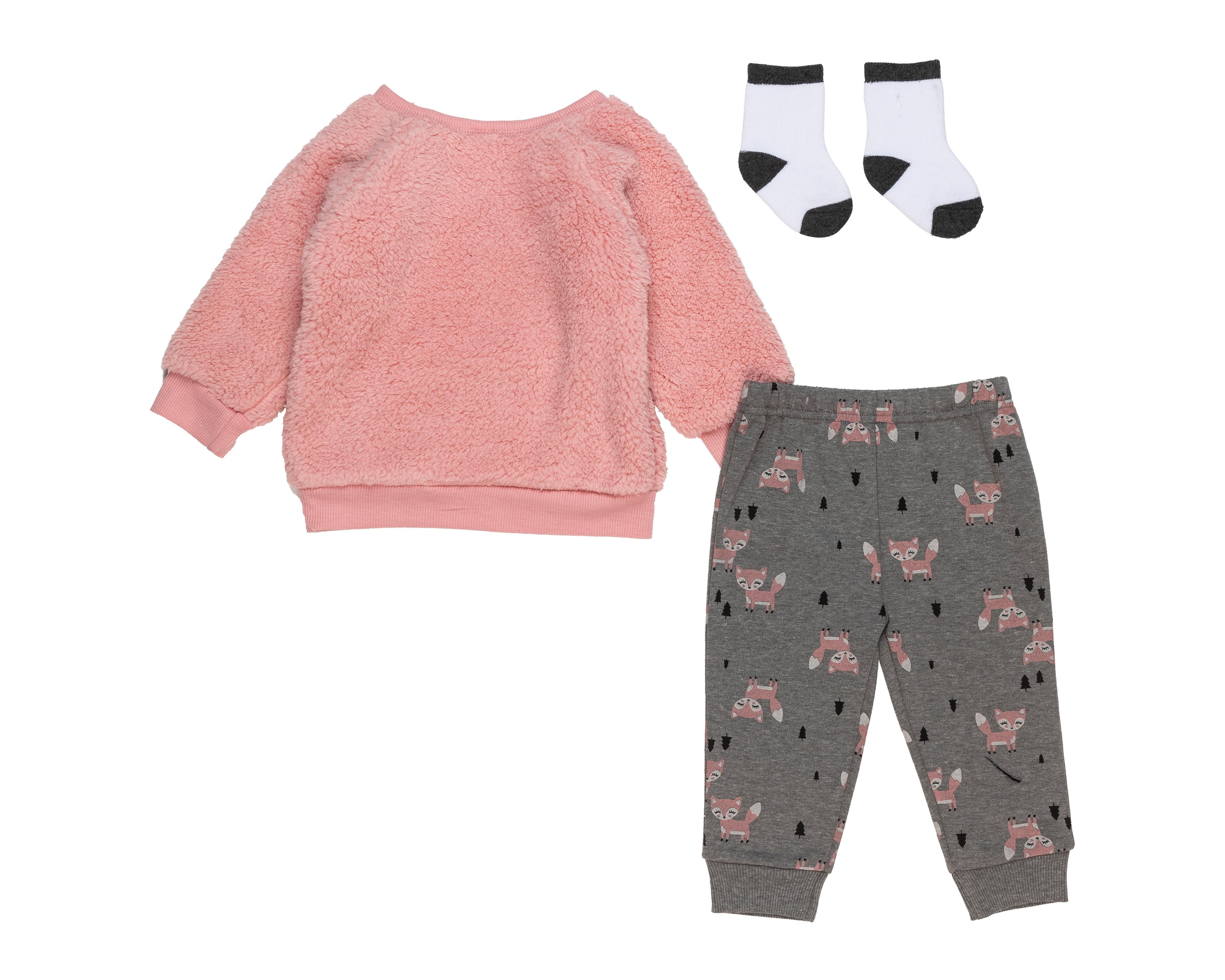 Foto 2 | Foto 2 | Conjunto para Bebé Niña Baby Colors 3 Piezas