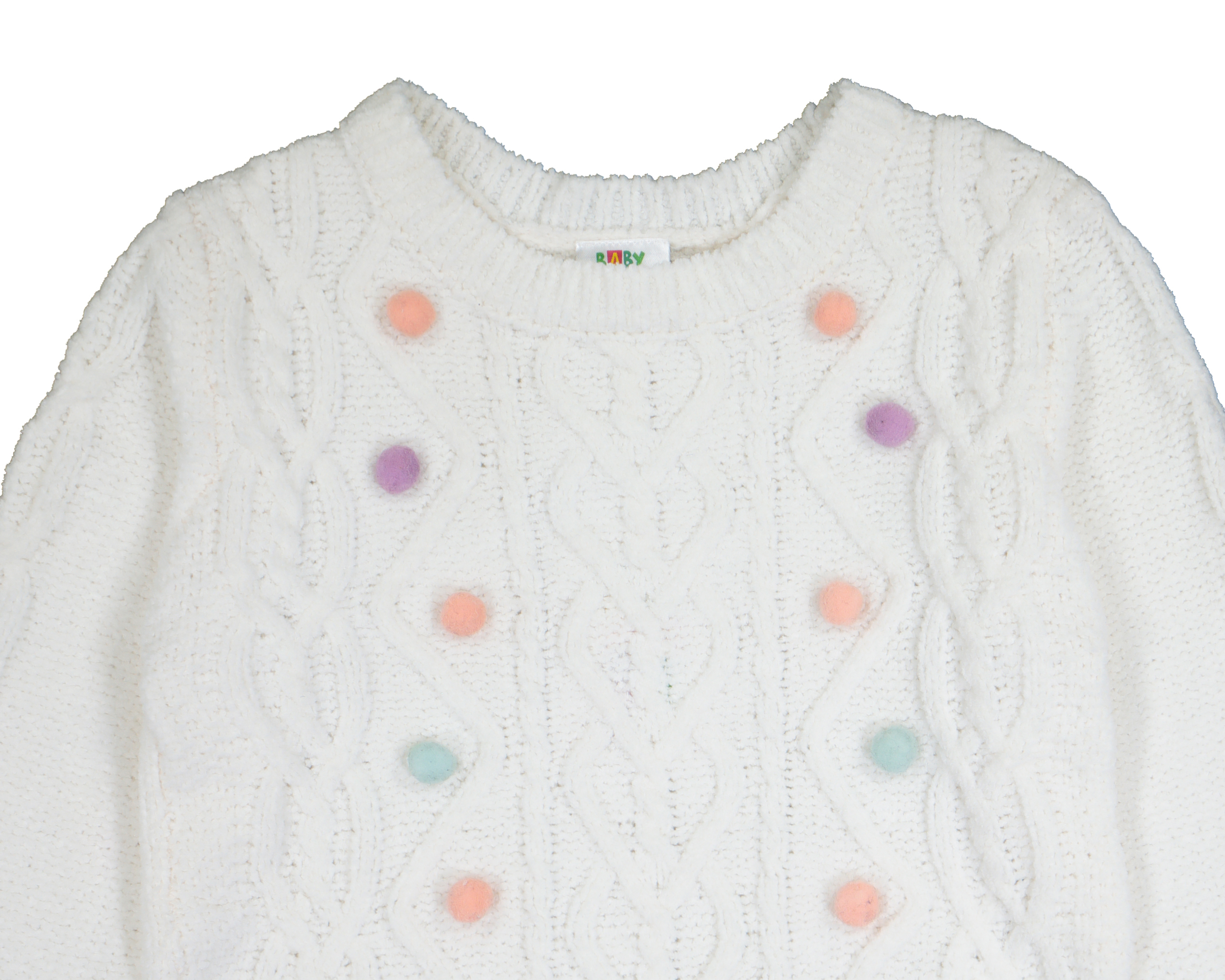 Foto 4 pulgar | Foto 3 | Suéter para Bebé Niña Baby Colors