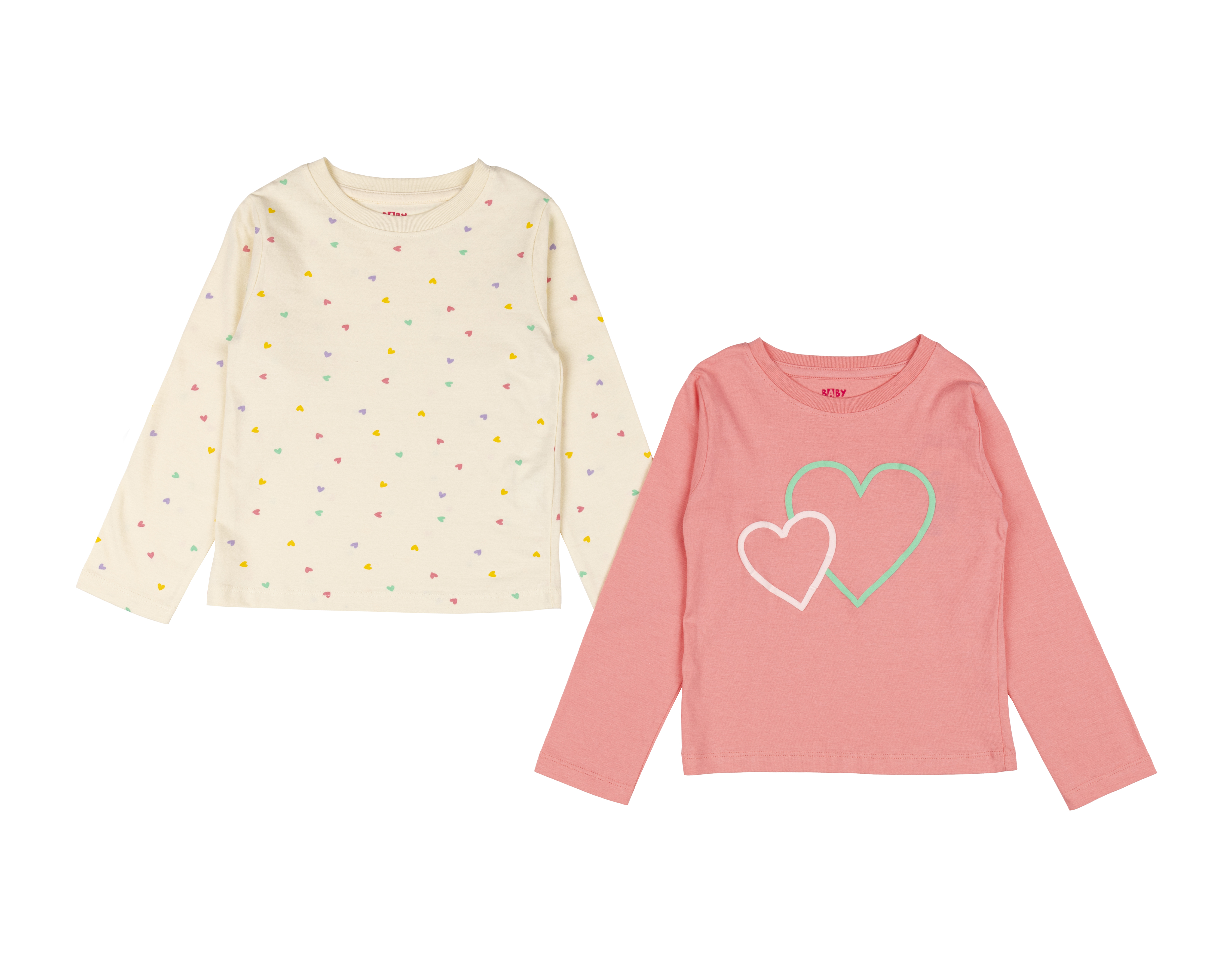 Foto 1 | Foto 1 | Playera Baby Colors para Bebé Niña 2 Piezas